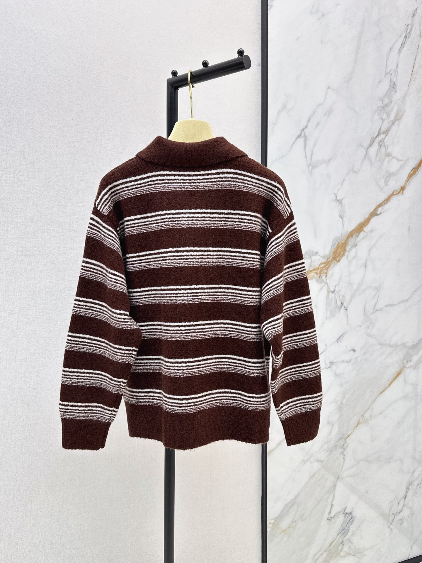 26FW New Striped Knit Polo 🤎