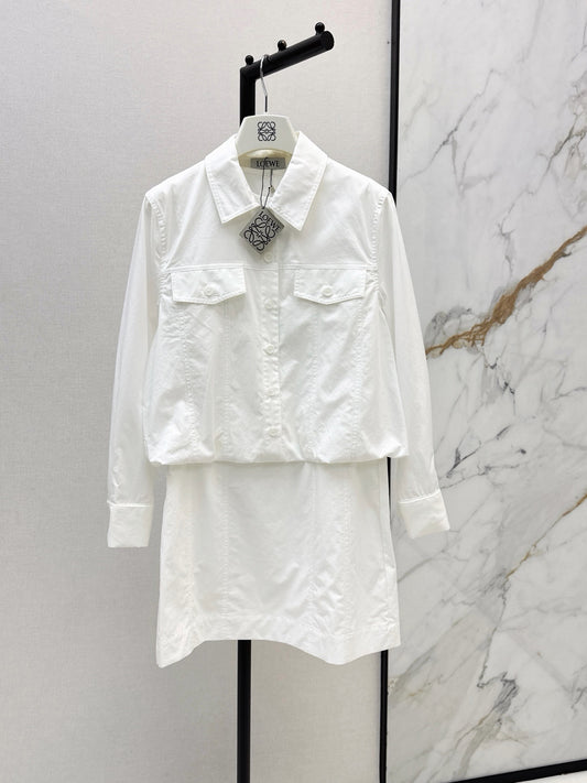 26FW New "Faux-Layered" Style Shirt Dress 🤍