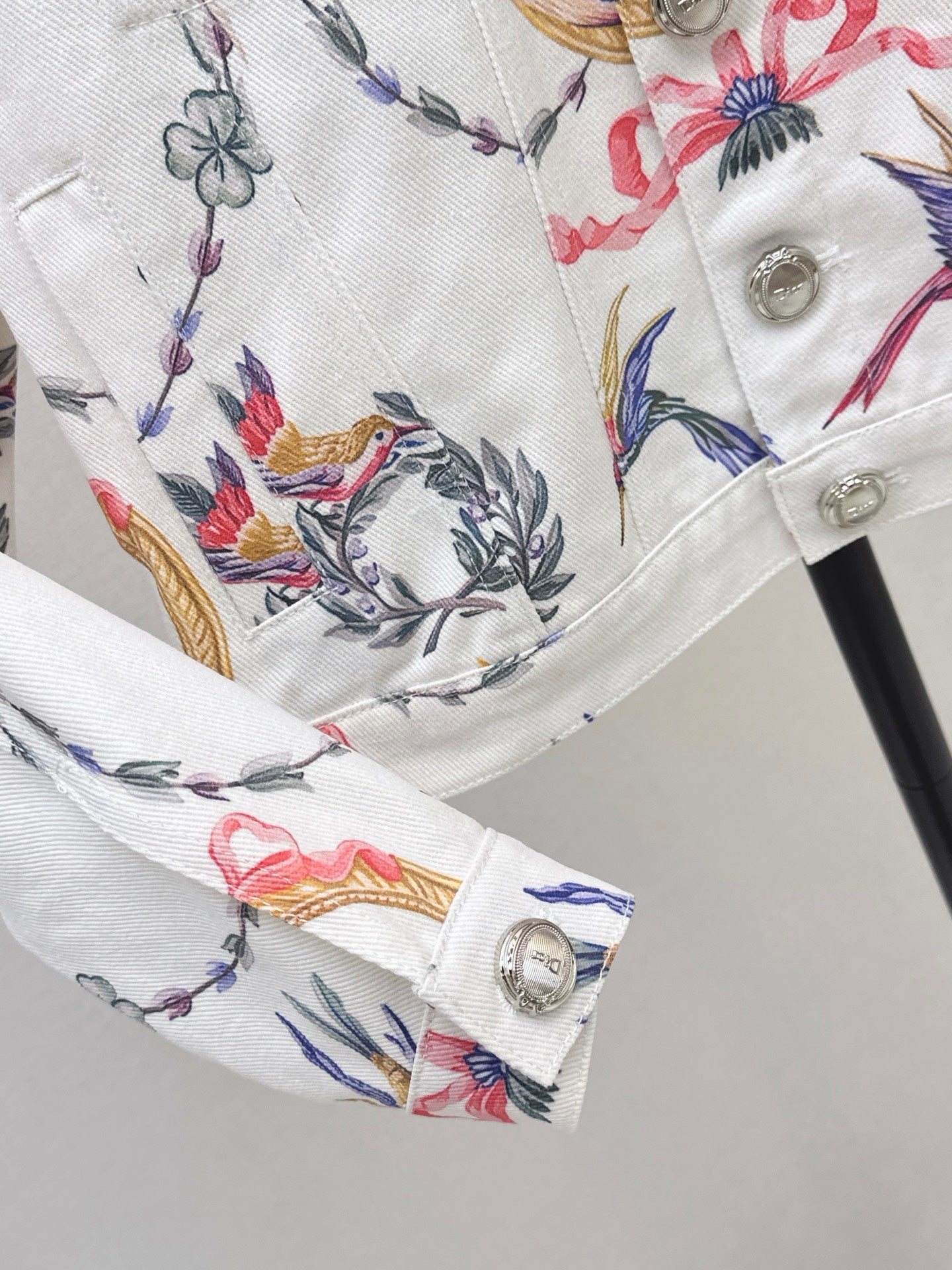 26FW New Floral Print Denim Jacket 🤍