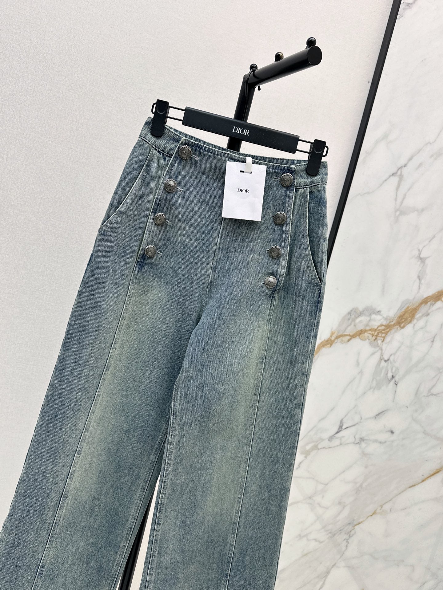 26FW New Double-Breasted Straight-Leg Jeans 🩵