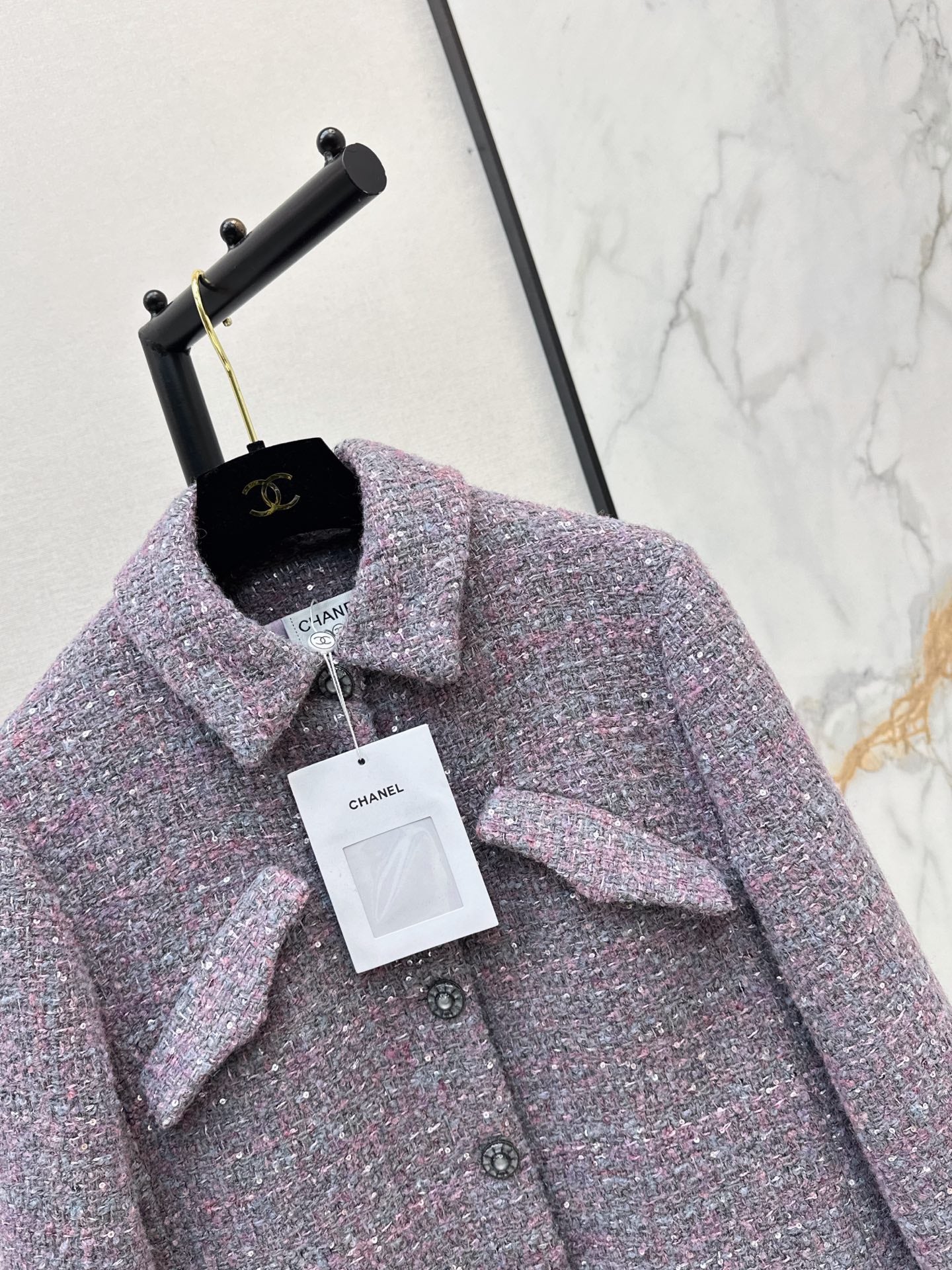 26FW New Mid-Length Lapel Knit Jacket 💜