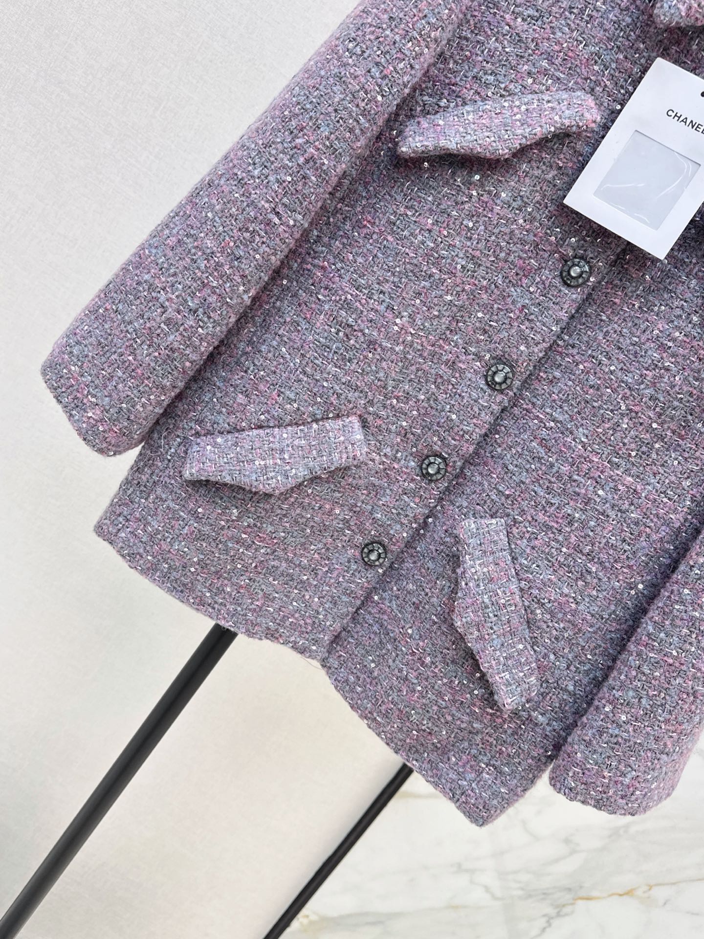 26FW New Mid-Length Lapel Knit Jacket 💜
