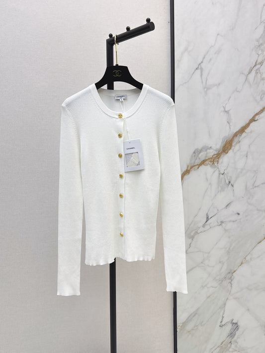 26FW New Slim-Fit Crew-Neck Long-Sleeve Knit Cardigan 🖤