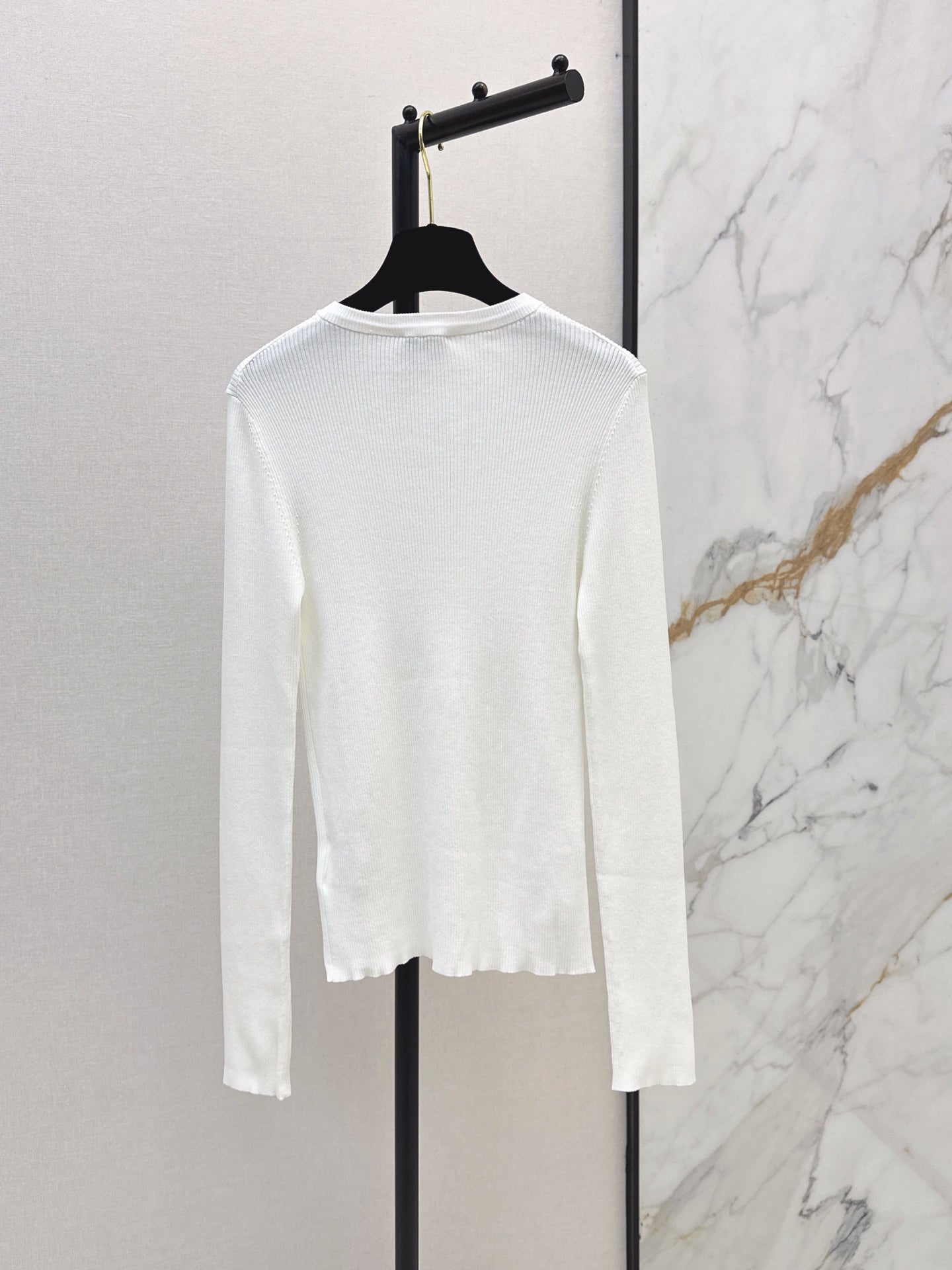 26FW New Slim-Fit Crew-Neck Long-Sleeve Knit Cardigan 🖤