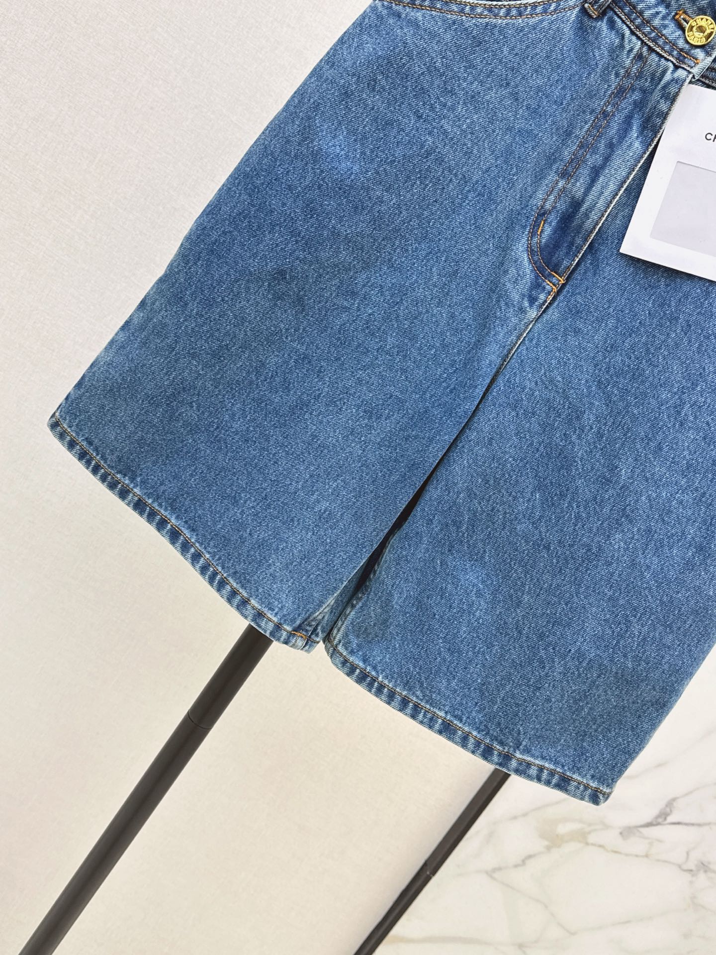 🔥Highest Quality🔥26FW New "Coco Girl" Style: Denim Bermuda Shorts 🖤