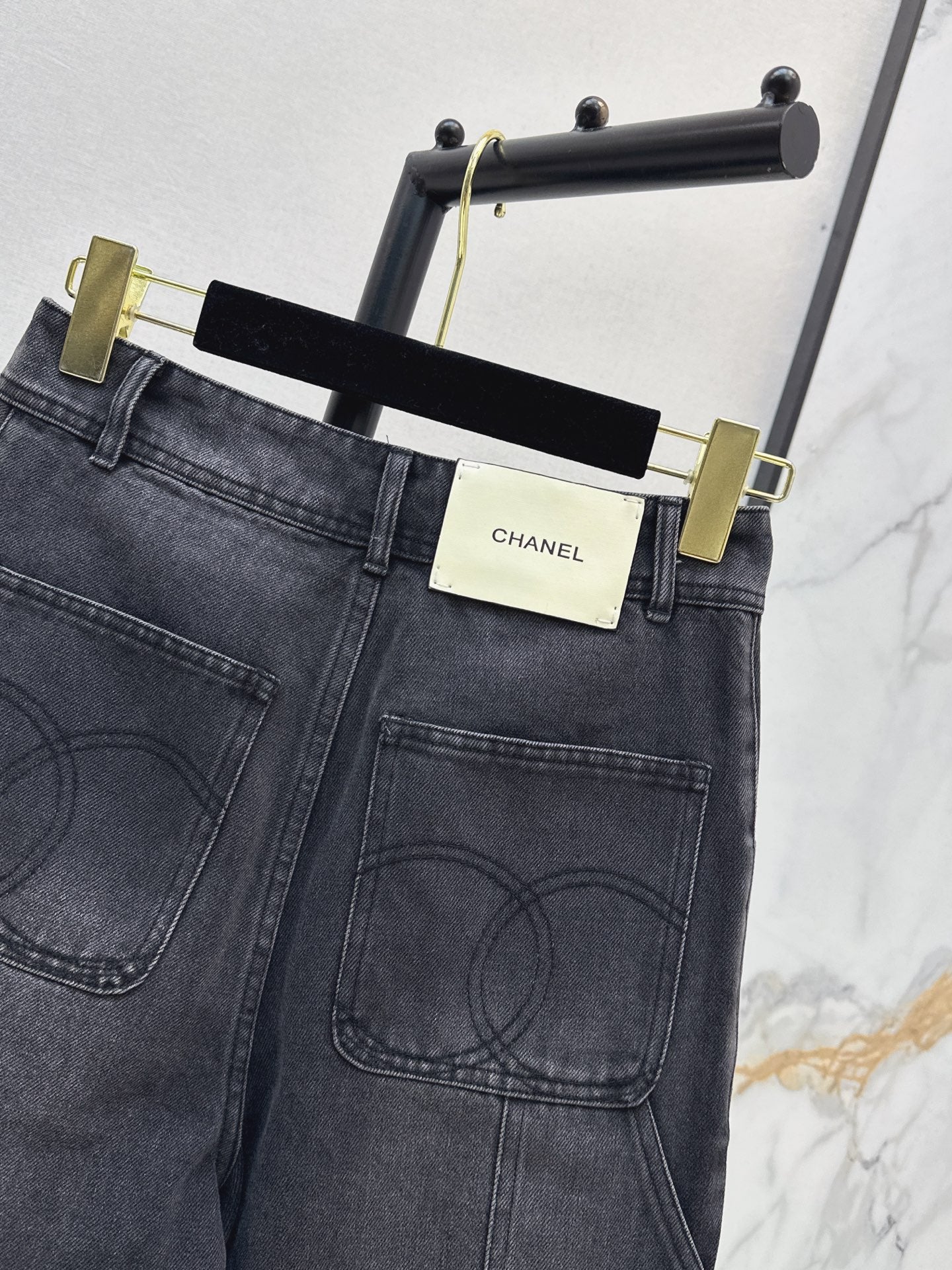 🔥Highest Quality🔥26FW New "Coco Girl" Style: Denim Bermuda Shorts 🖤