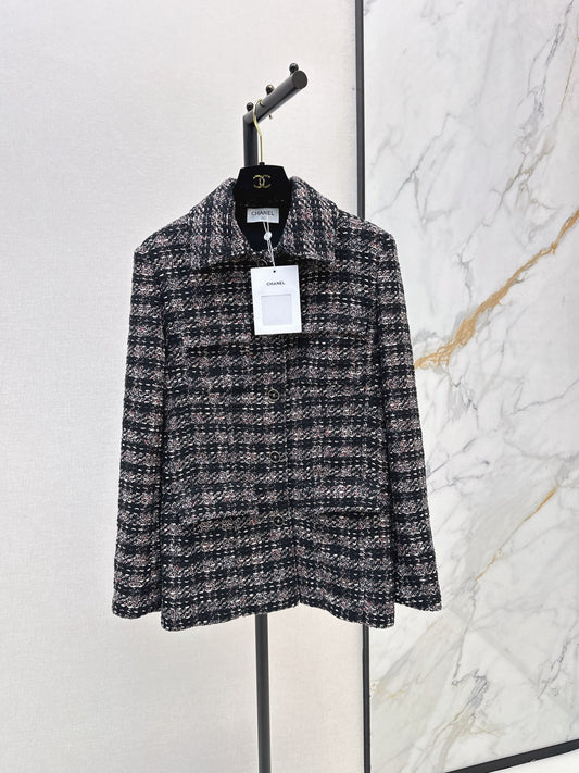 🔥Highest Quality🔥26FW New Mid-Length Tweed Jacket 🖤