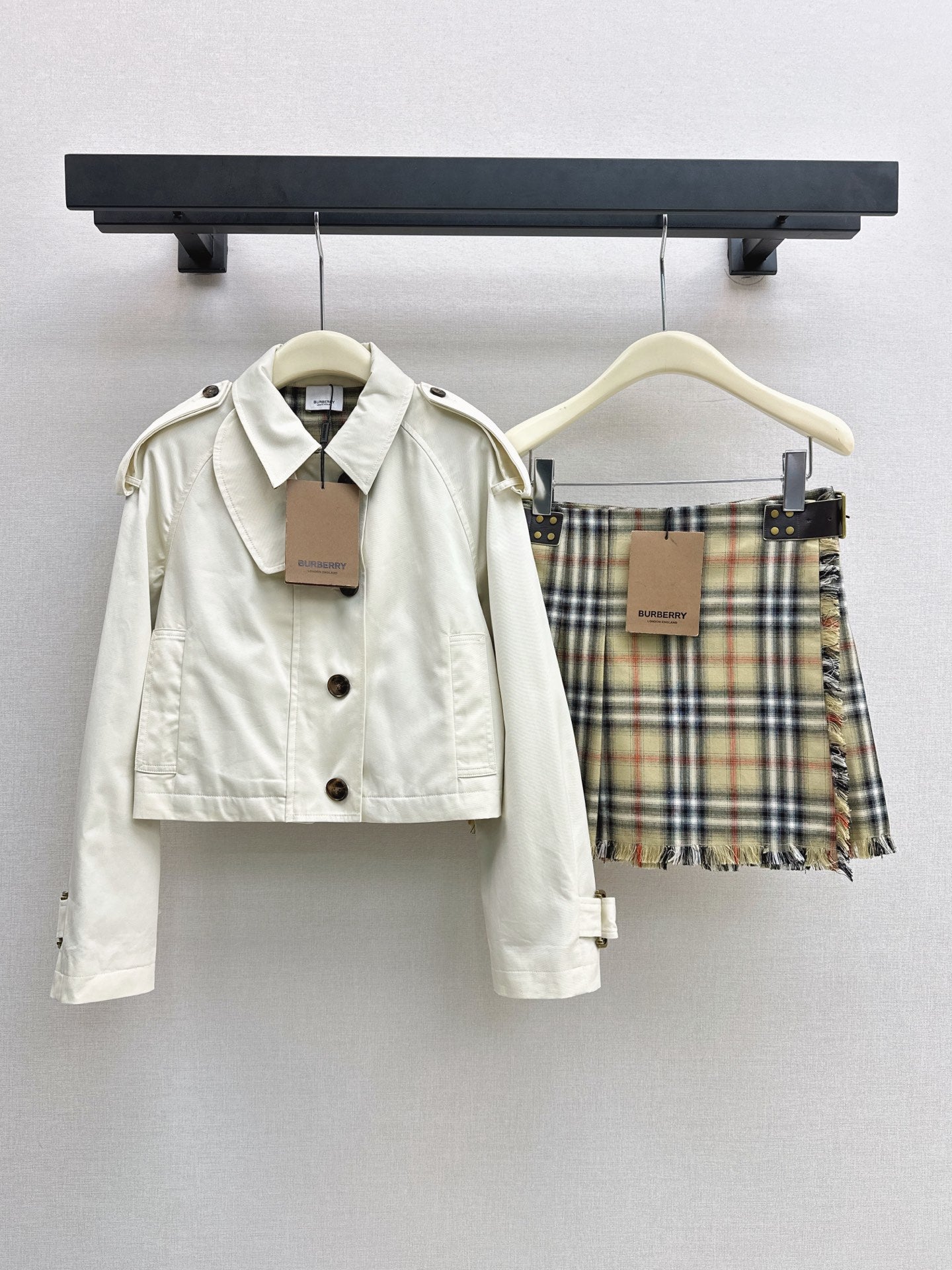 26FW New Cropped Trench Coat 🤍