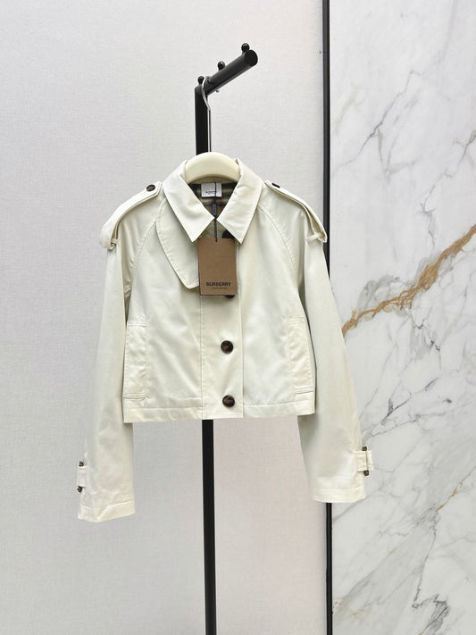 26FW New Cropped Trench Coat 🤍