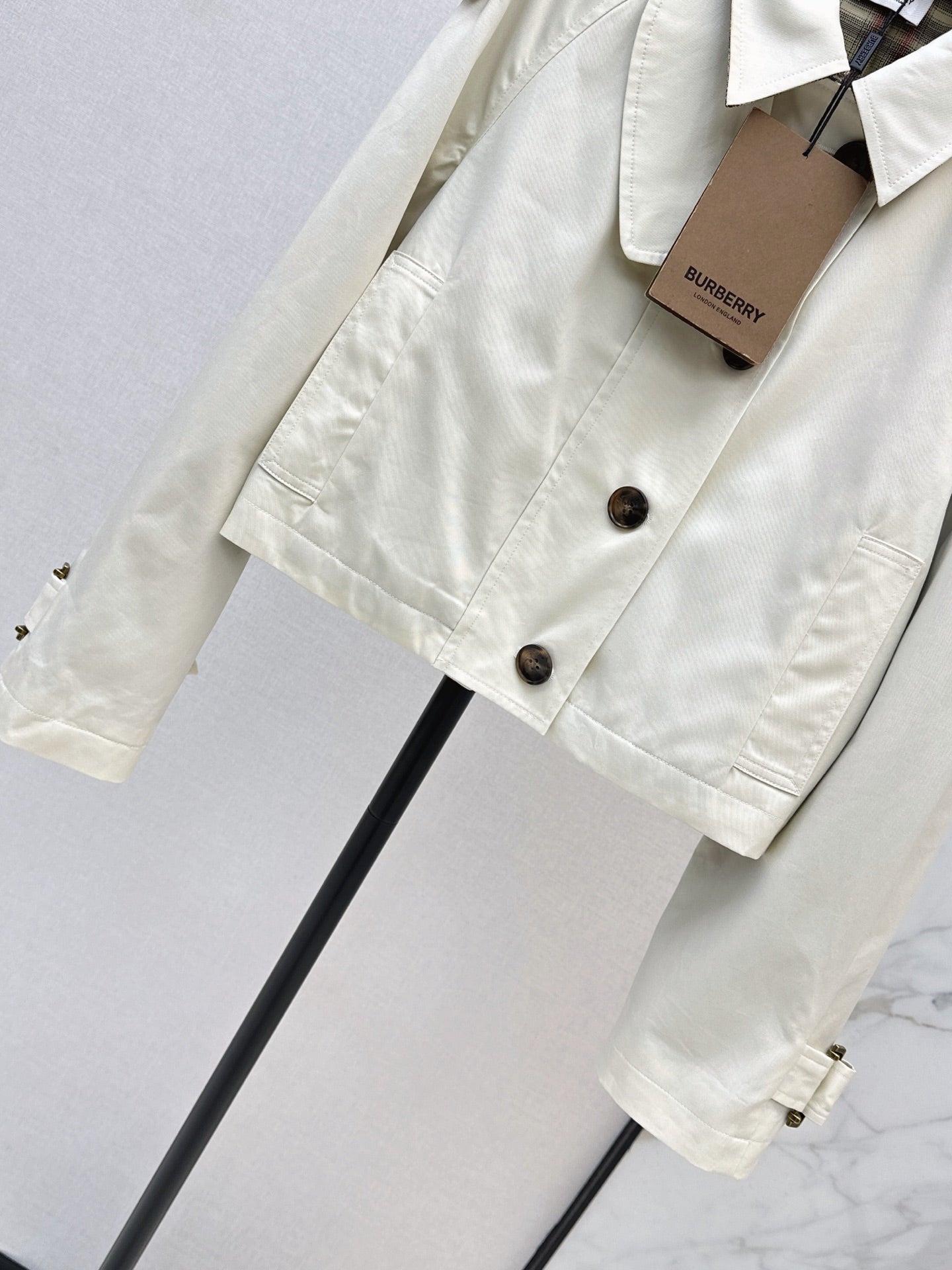 26FW New Cropped Trench Coat 🤍