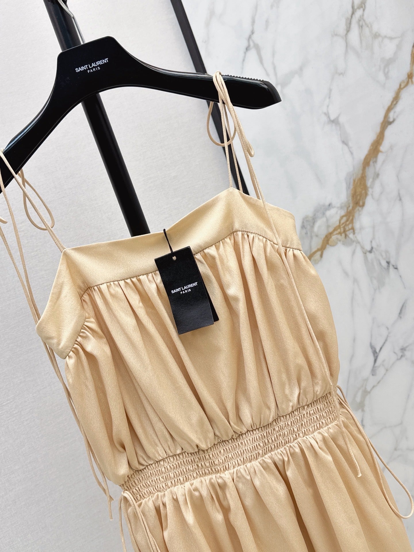 26FW New: French Minimalist Lightweight Slit Camisole Dress 🖤