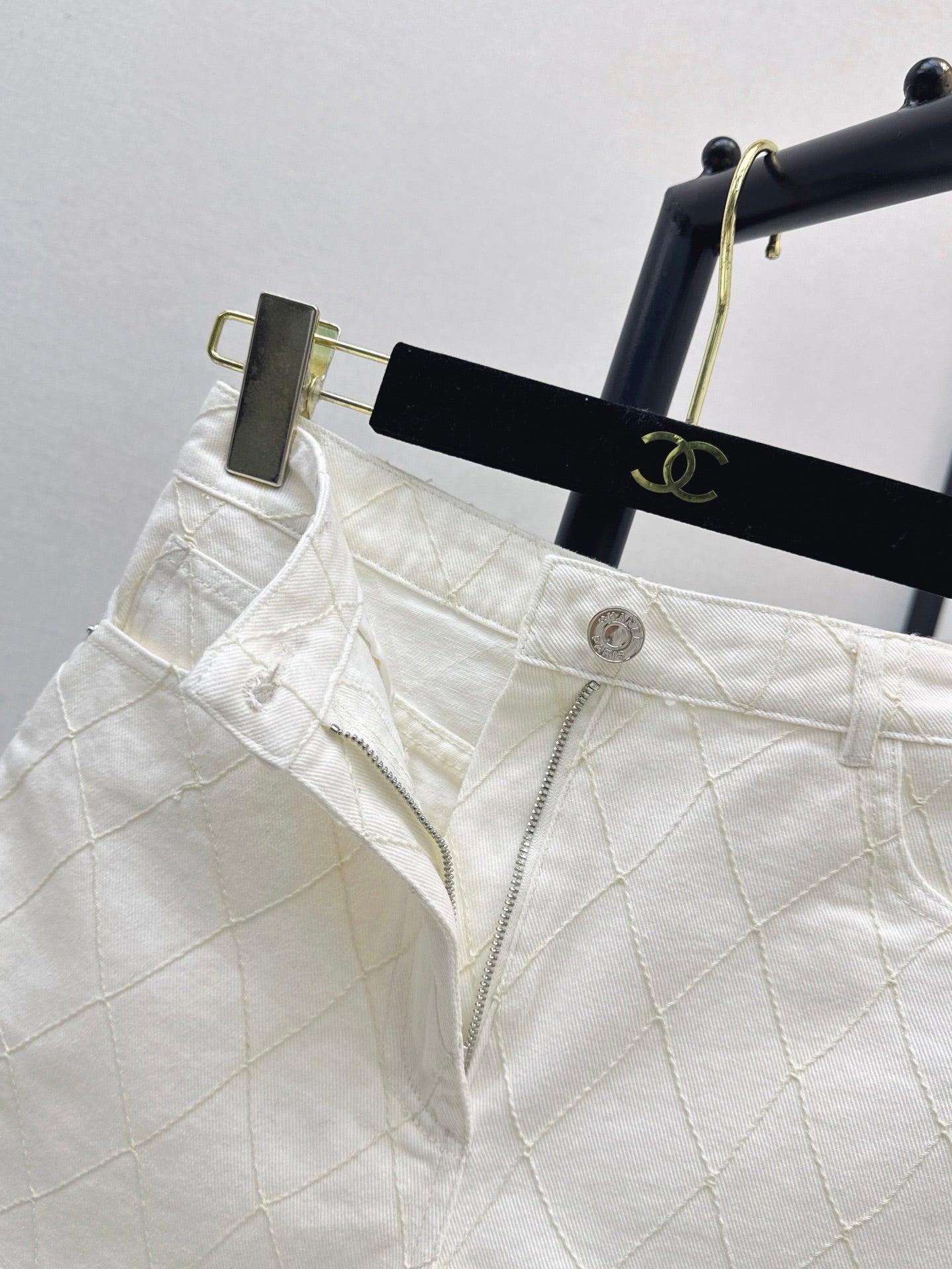 26FW New Quilted Denim Shorts 🩵