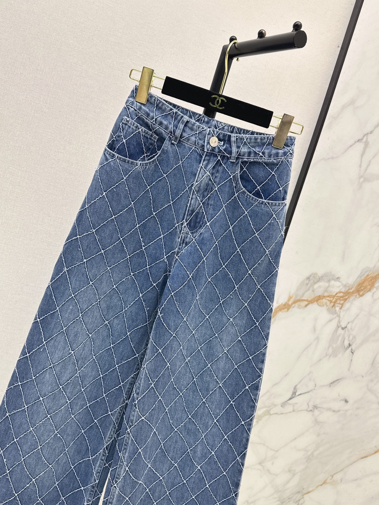 26FW New Quilted Denim Jeans 🩵