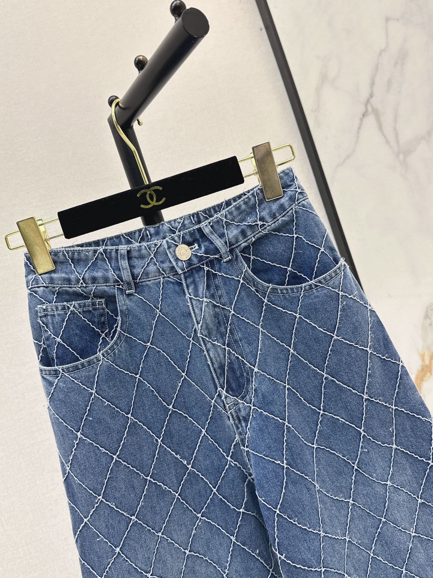 26FW New Quilted Denim Jeans 🩵