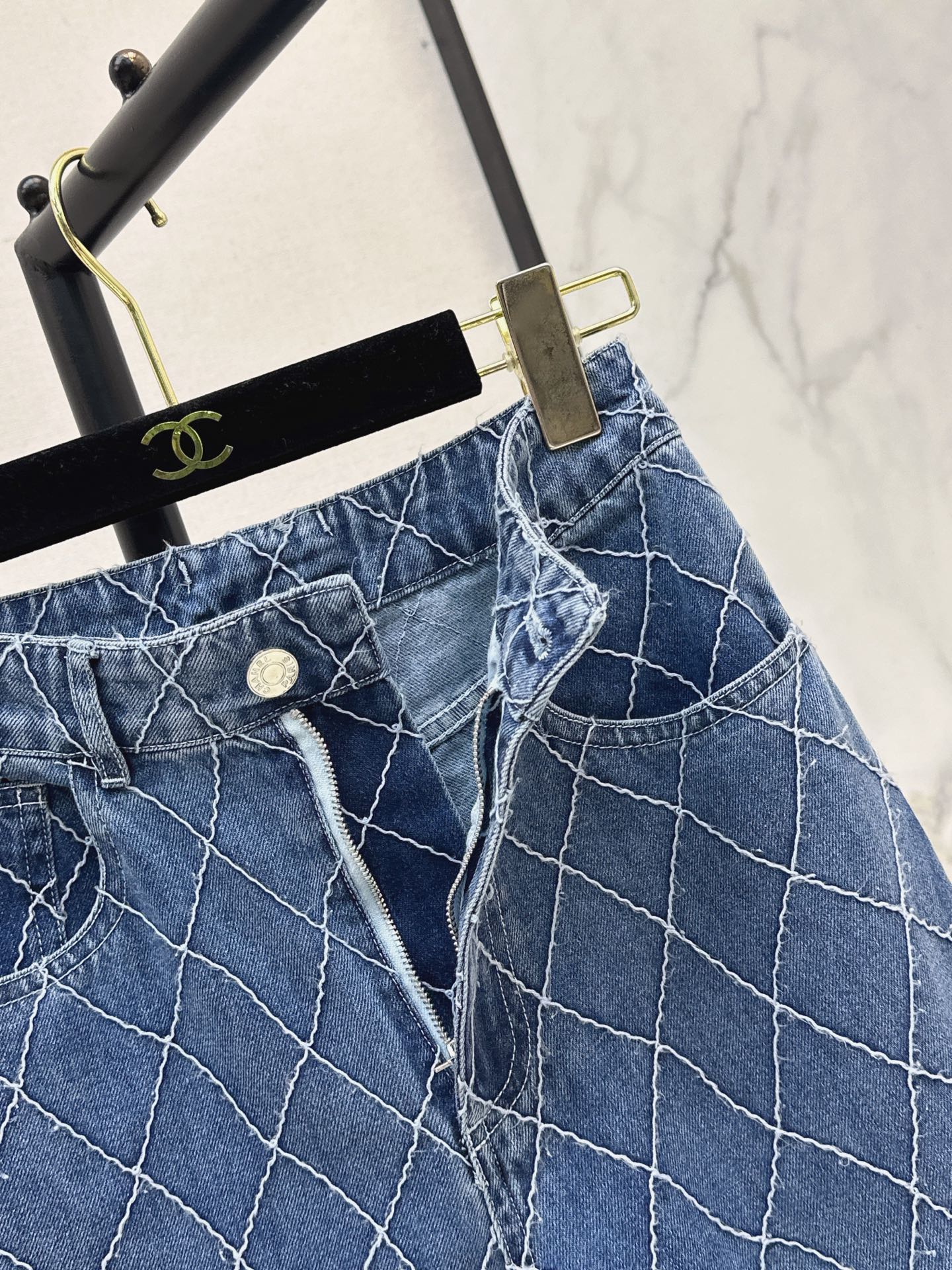 26FW New Quilted Denim Jeans 🩵