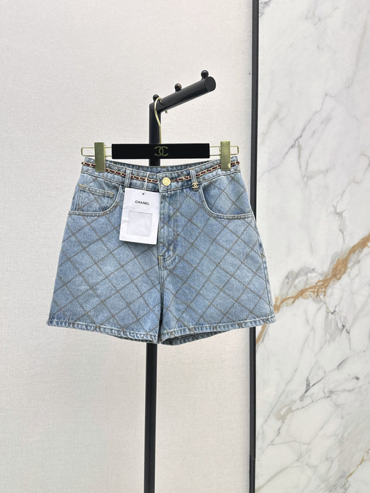 26FW New: Denim Shorts with Handmade Chain Detail 🤍