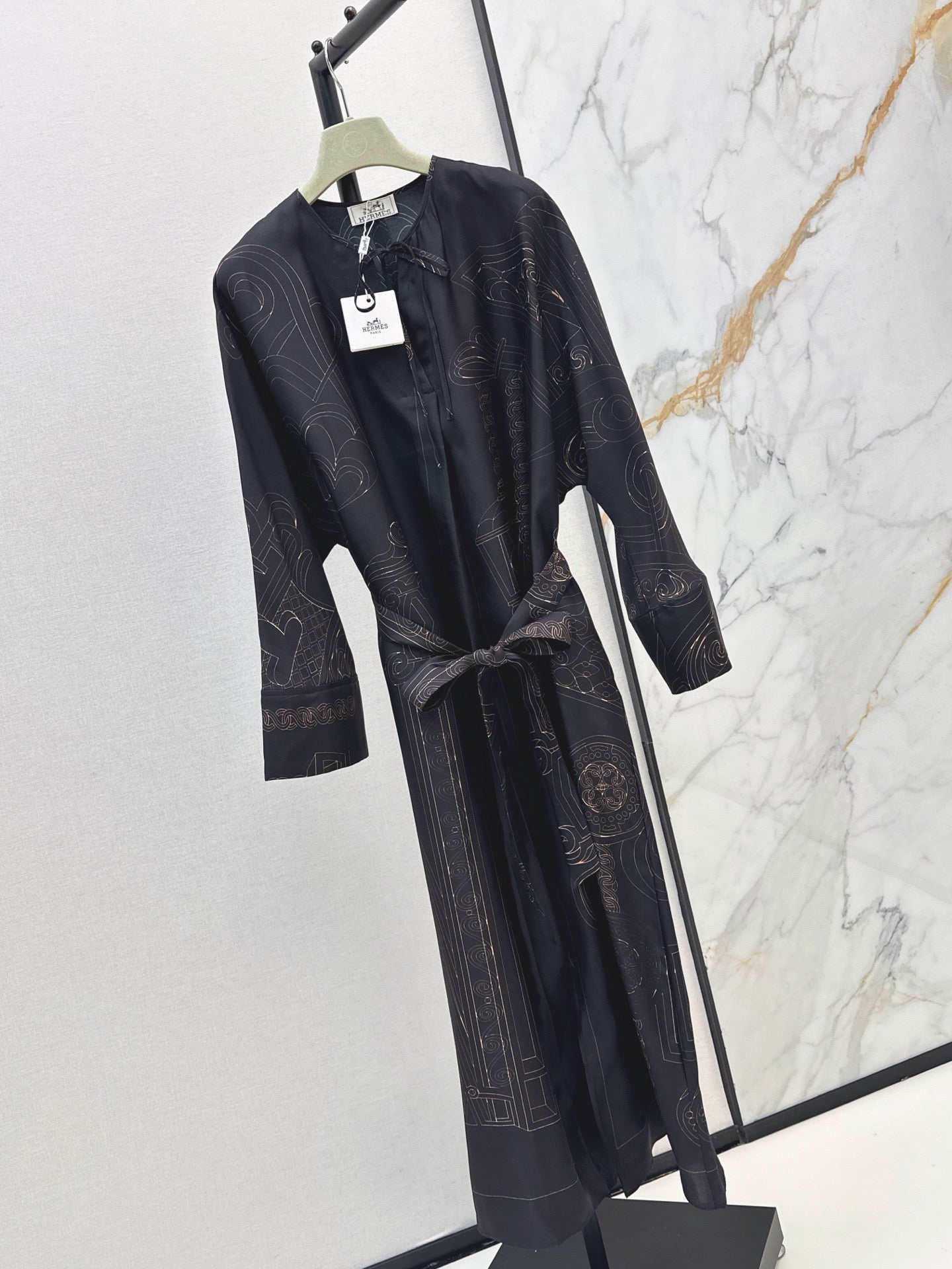 🔥Highest Quality🔥26FW New Printed Silk Dress 🖤