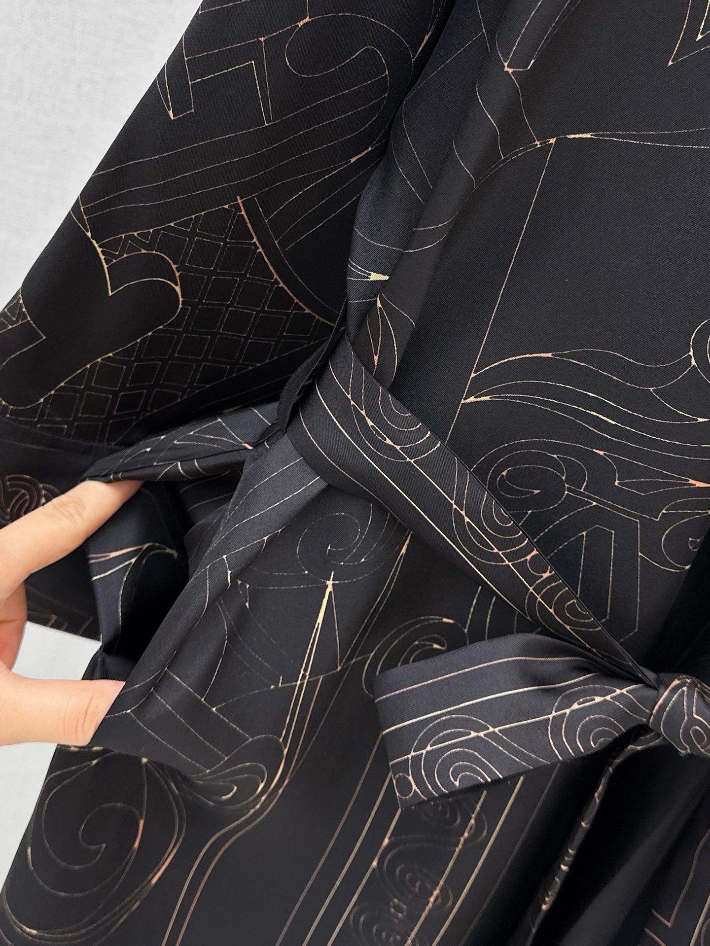 🔥Highest Quality🔥26FW New Printed Silk Dress 🖤