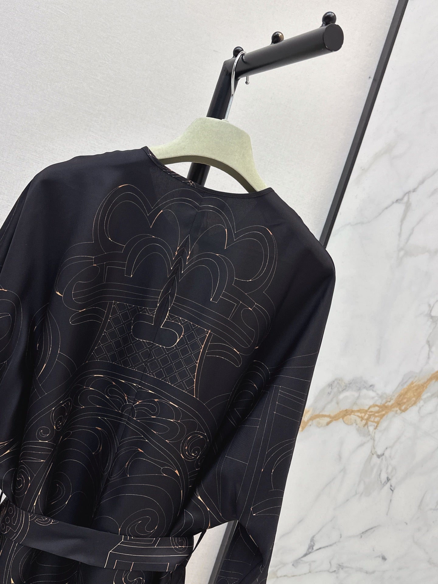 🔥Highest Quality🔥26FW New Printed Silk Dress 🖤