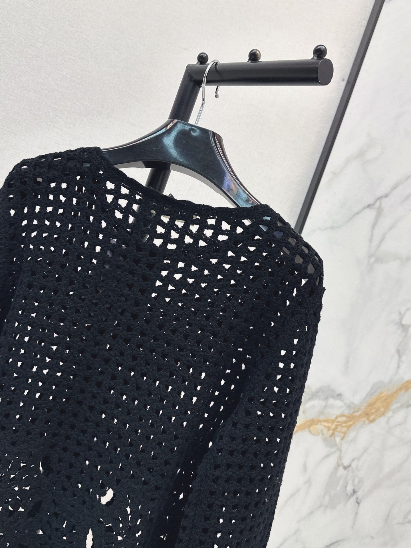 🔥Highest Quality🔥26FW New Cut-out Crochet Knit Cardigan 🖤