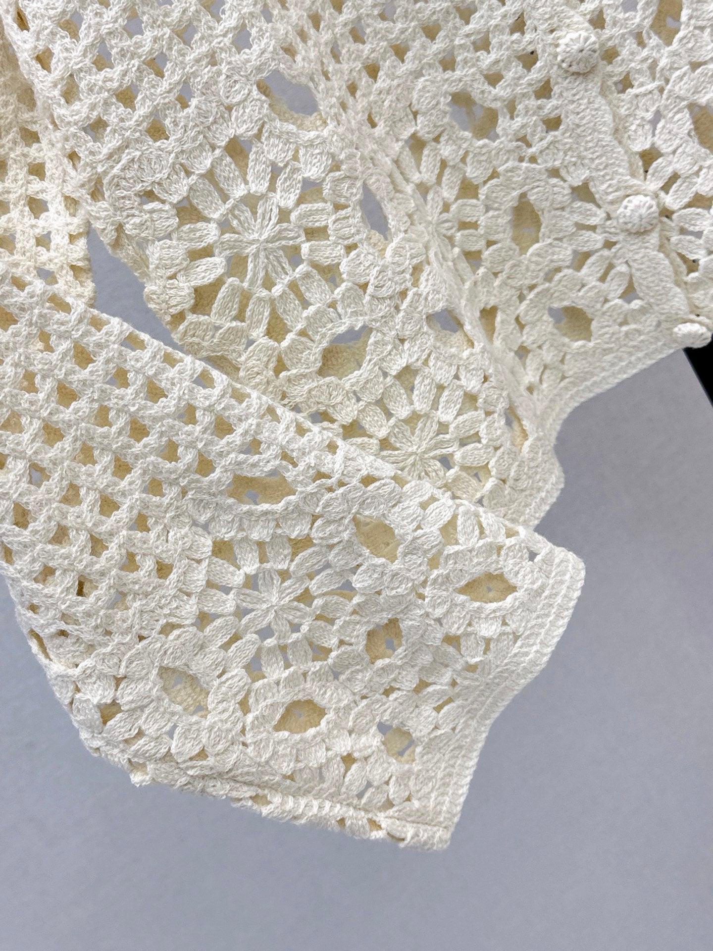 🔥Highest Quality🔥26FW New Cut-out Crochet Knit Cardigan 🖤
