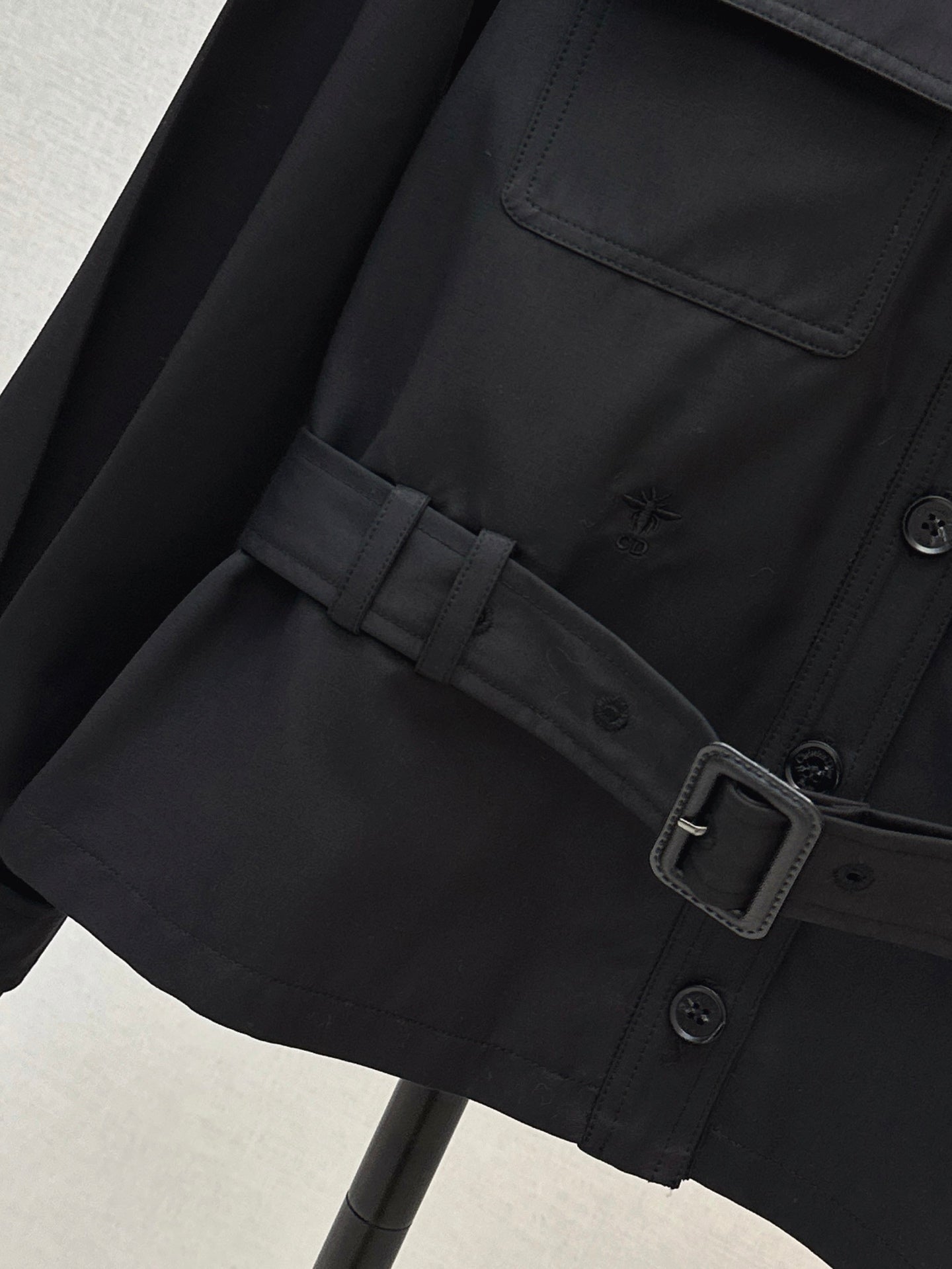 26FW New Cropped Trench Coat with Cinched-Waist Design 🖤