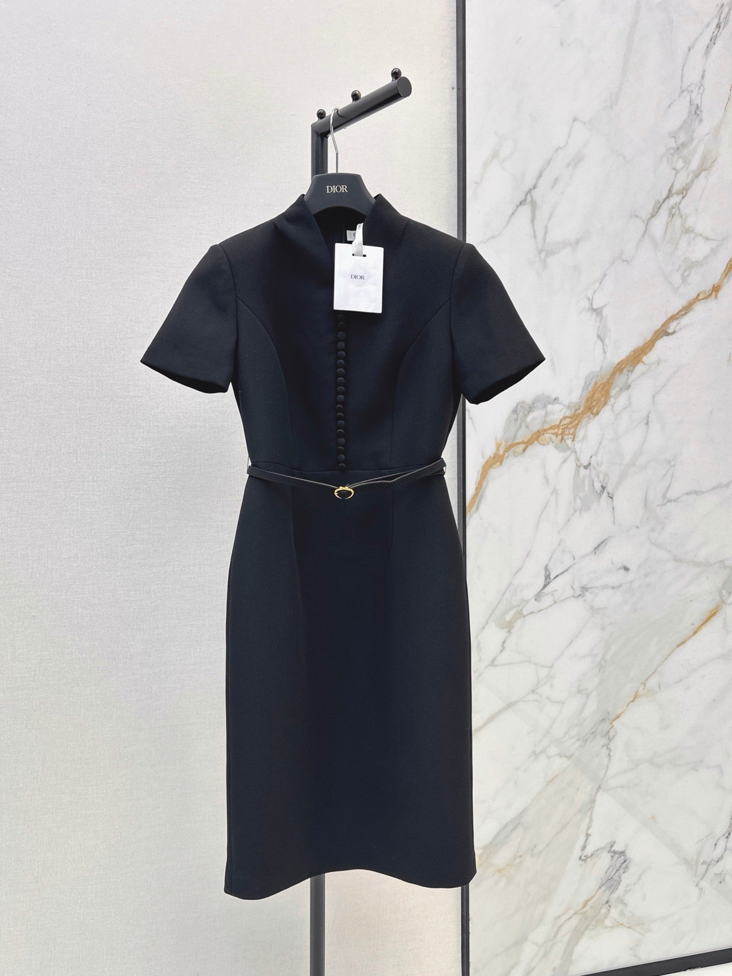 26FW New Sophisticated Long Dress with Stand Collar 🖤
