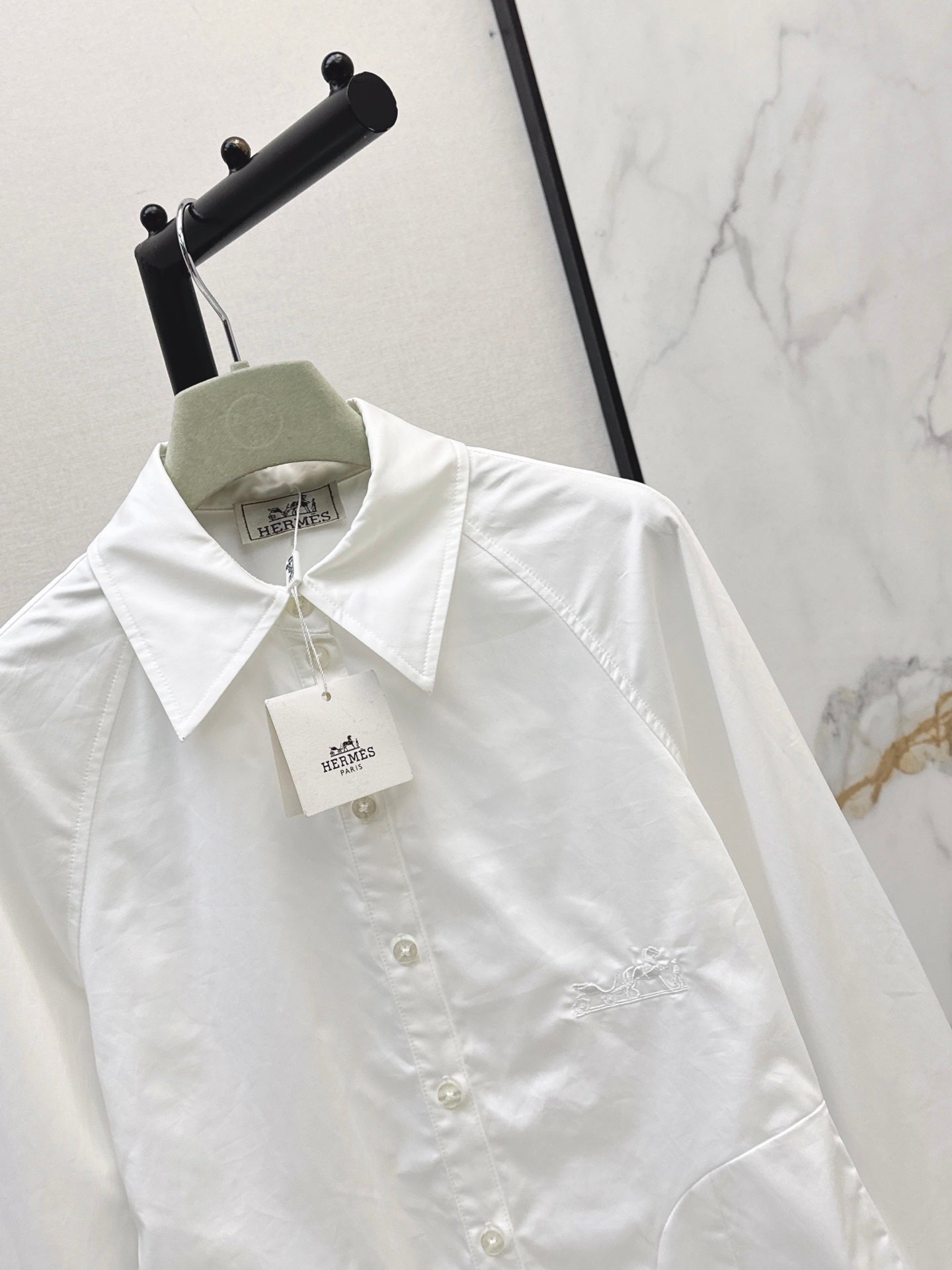 🔥Highest Quality🔥26FW New Equestrian-Style Embroidered Shirt 🤍