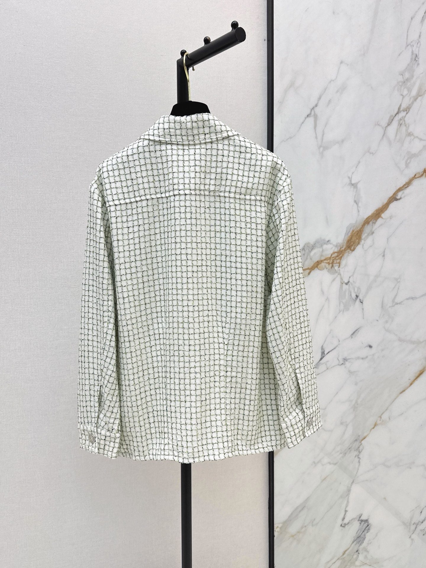 🔥Highest Quality🔥26FW New Woven Bouclé Shirt Jacket 🤍