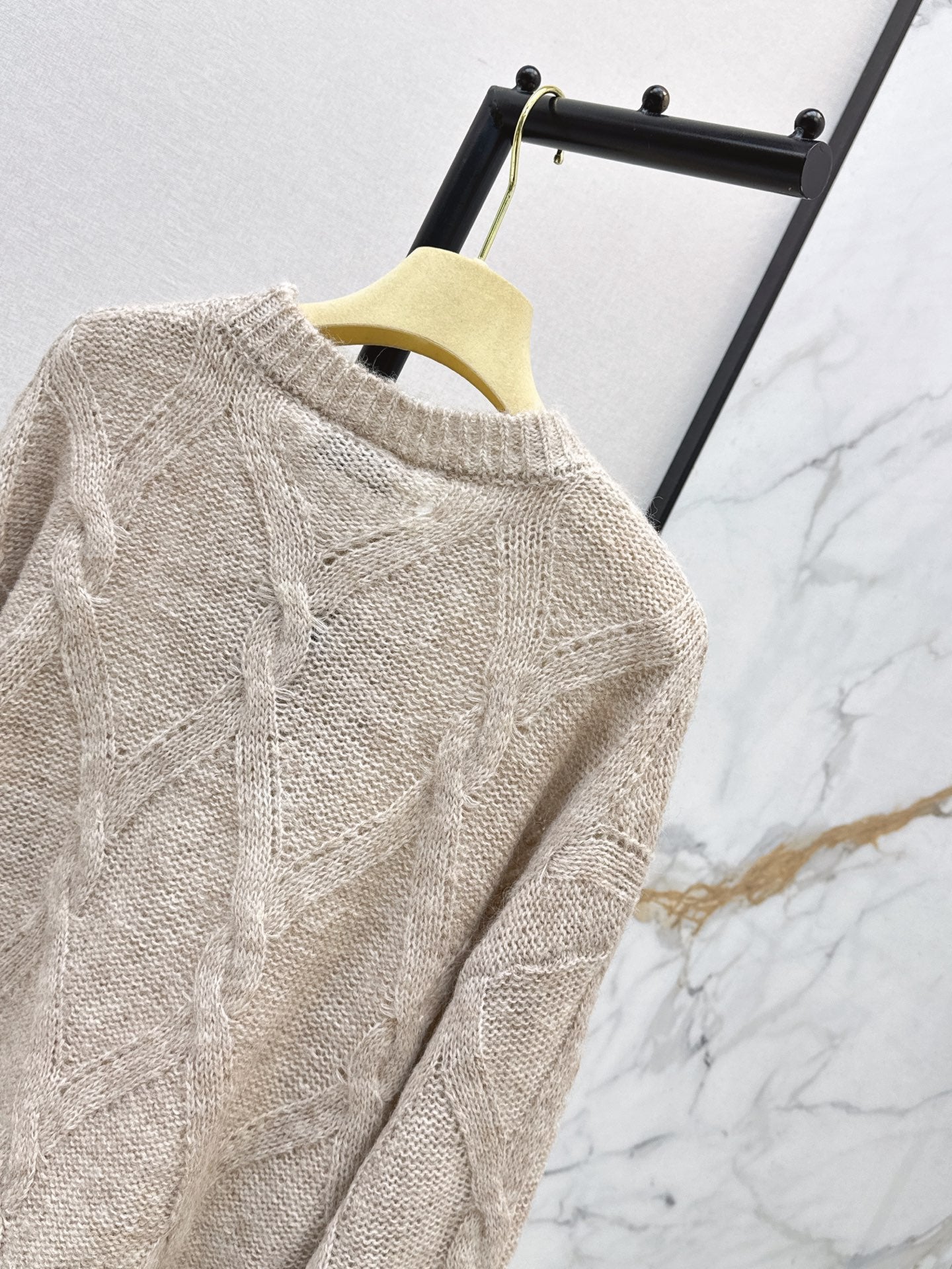 26FW New Logo Letter Embroidery Crewneck Sweater 🩶