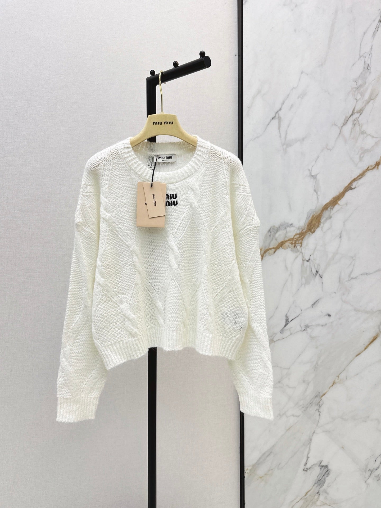 26FW New Logo Letter Embroidery Crewneck Sweater 🩶
