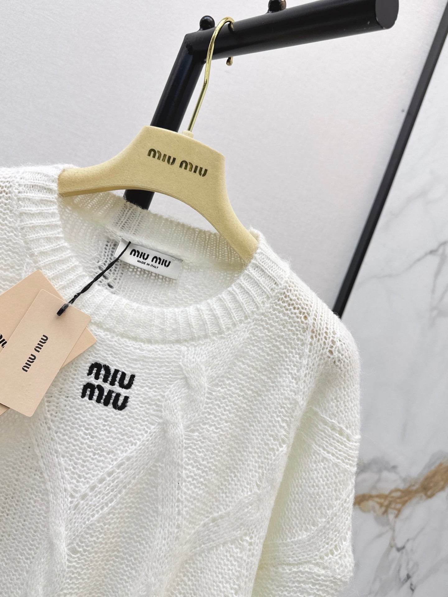 26FW New Logo Letter Embroidery Crewneck Sweater 🩶