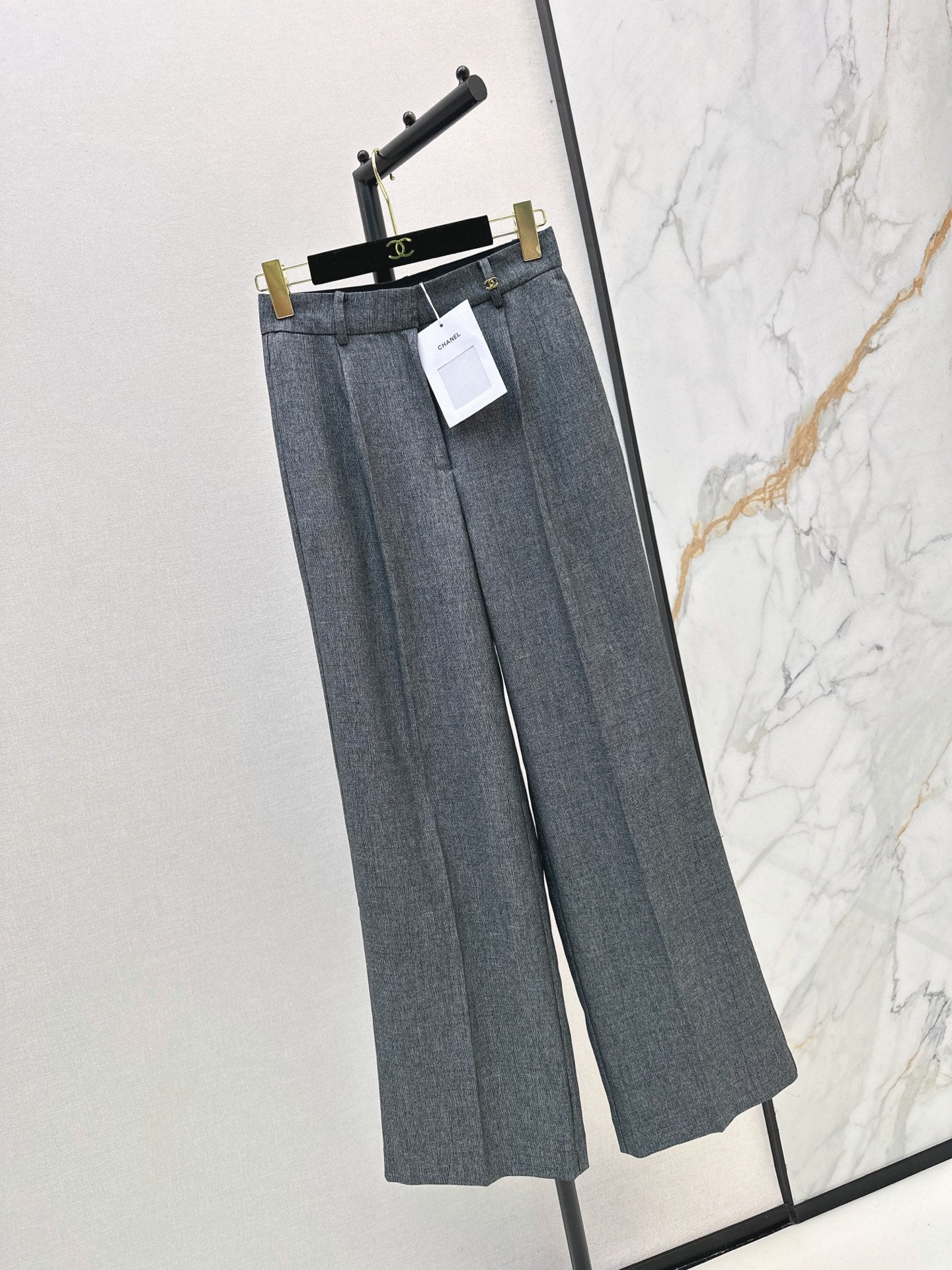 26FW New Grey Straight-Leg Trousers 🩶