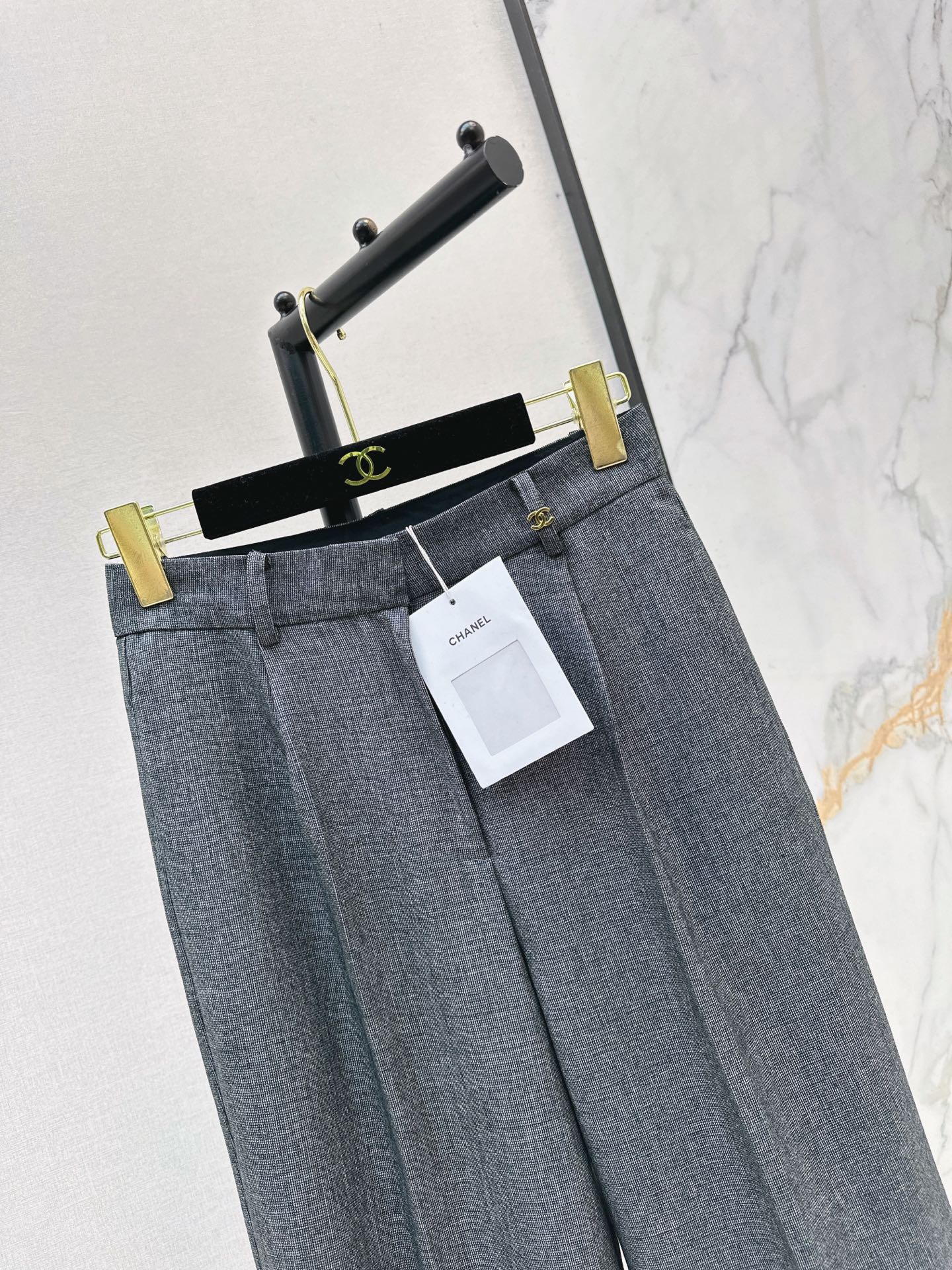 26FW New Grey Straight-Leg Trousers 🩶
