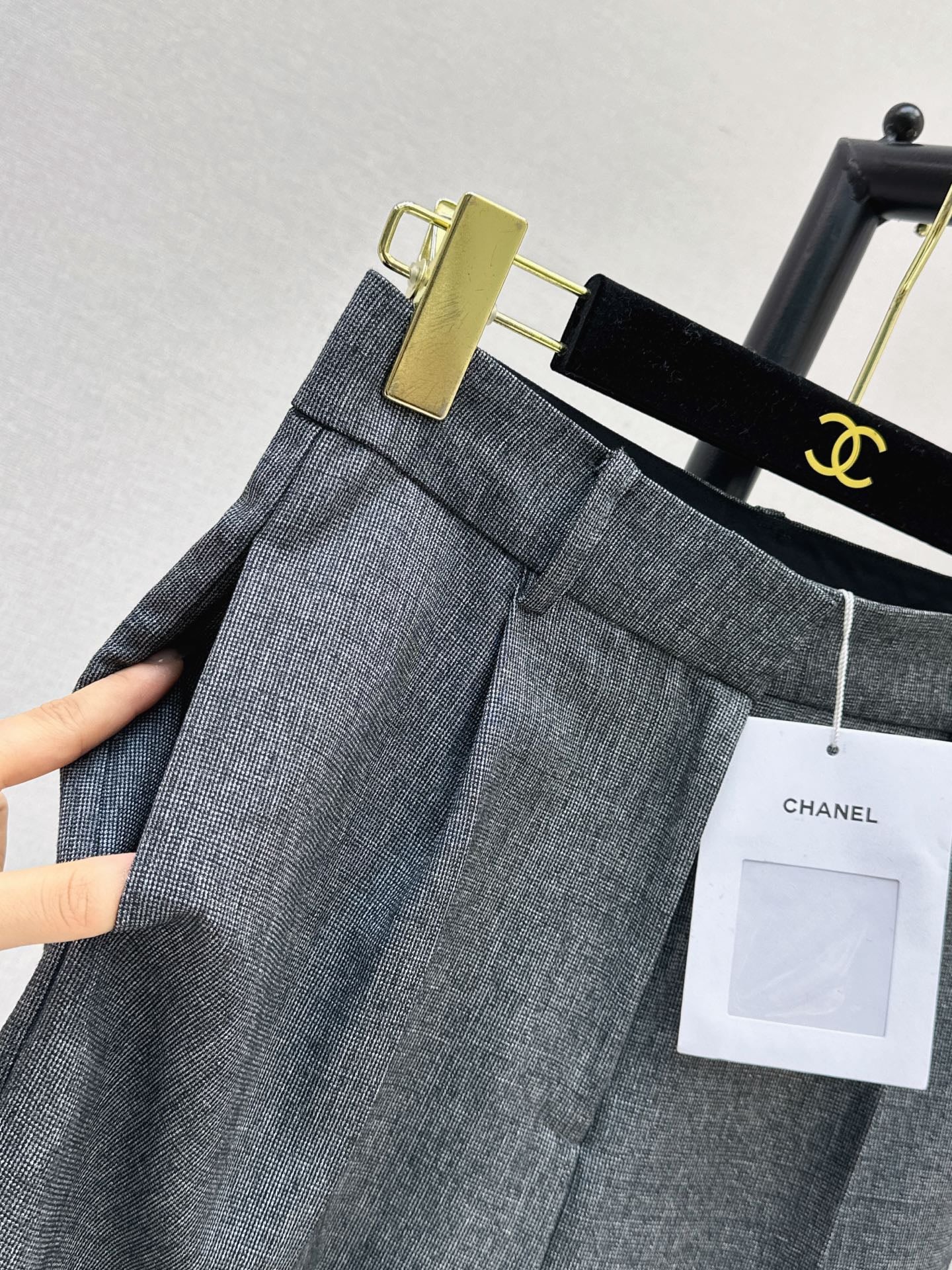 26FW New Grey Straight-Leg Trousers 🩶