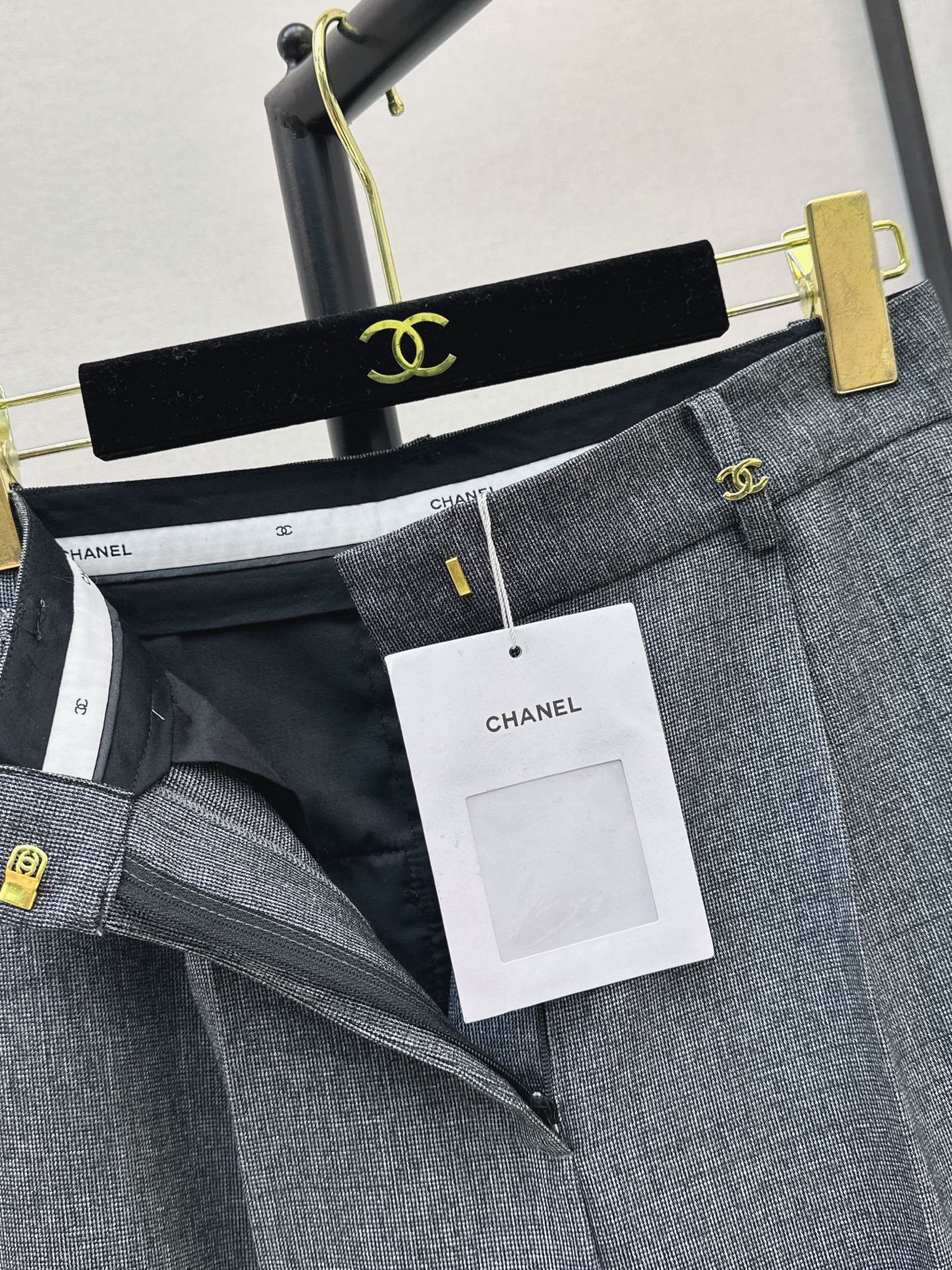 26FW New Grey Straight-Leg Trousers 🩶
