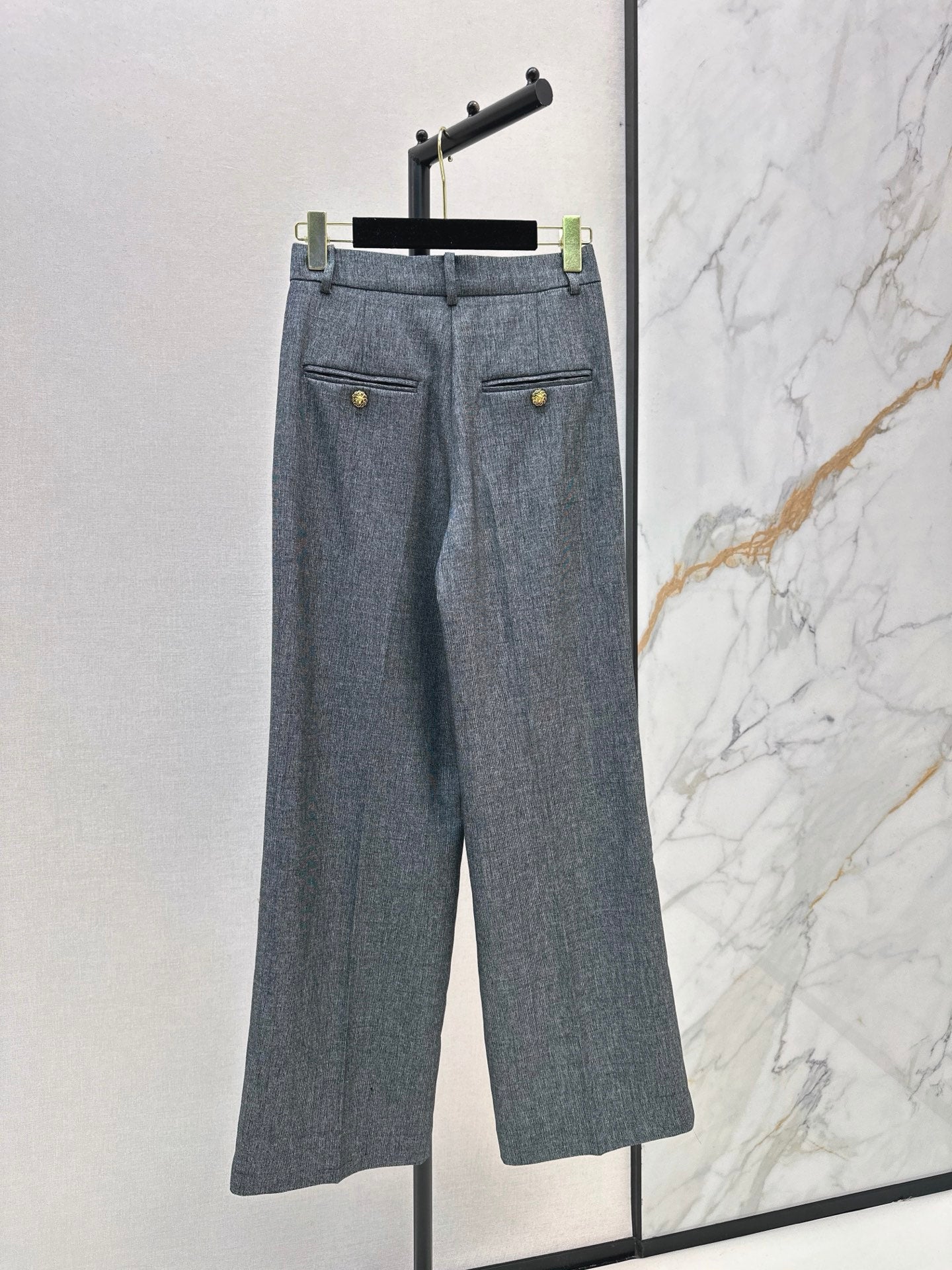 26FW New Grey Straight-Leg Trousers 🩶