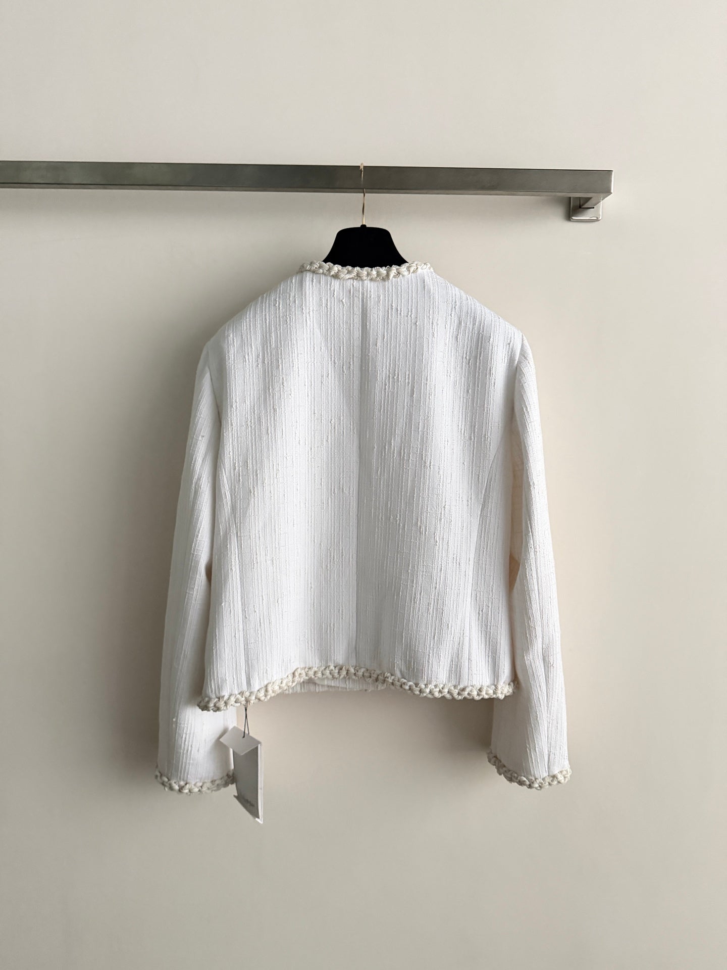 🔥Highest Quality🔥26FW New White Tweed Jacket 🤍
