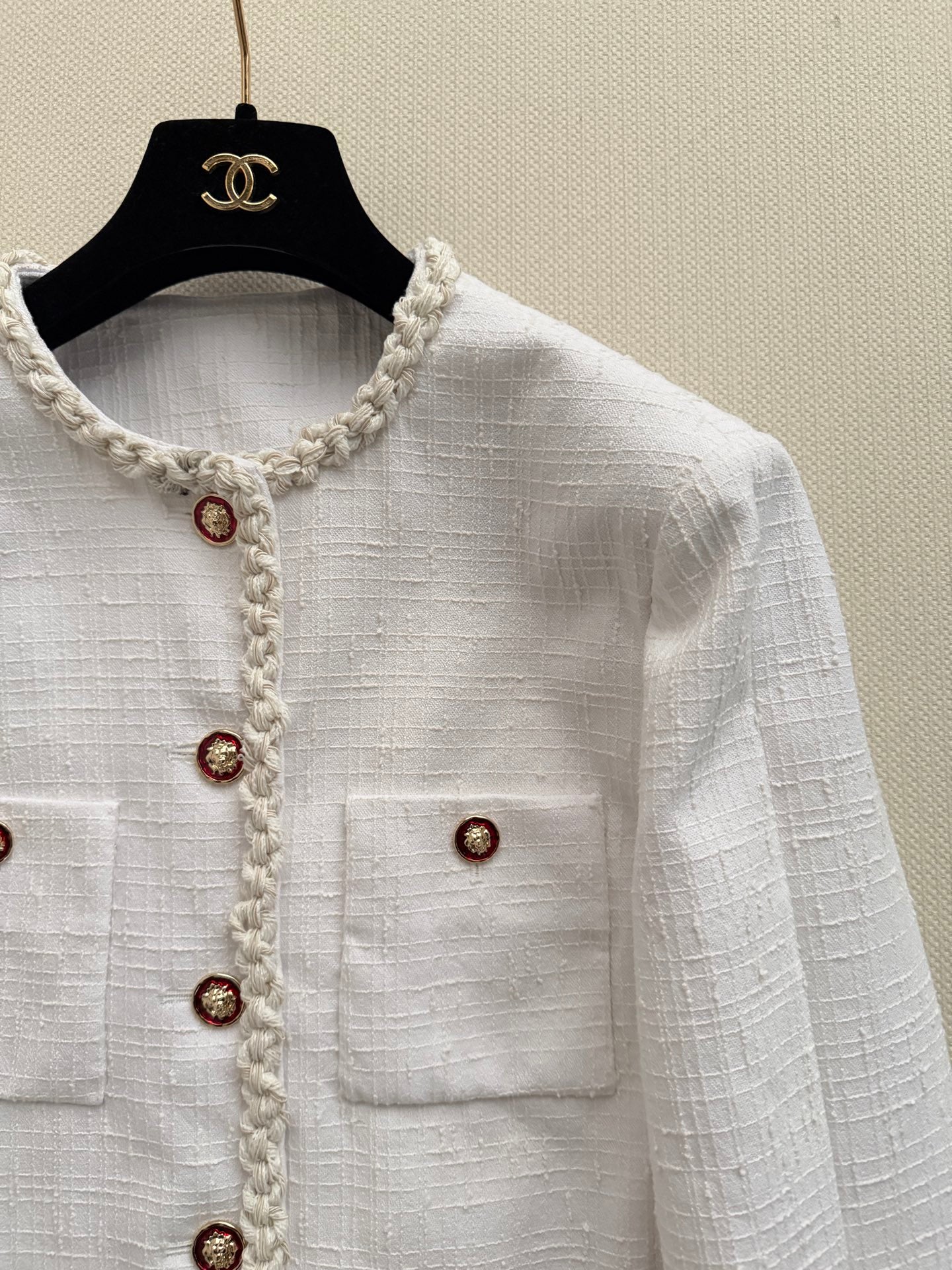 🔥Highest Quality🔥26FW New White Tweed Jacket 🤍