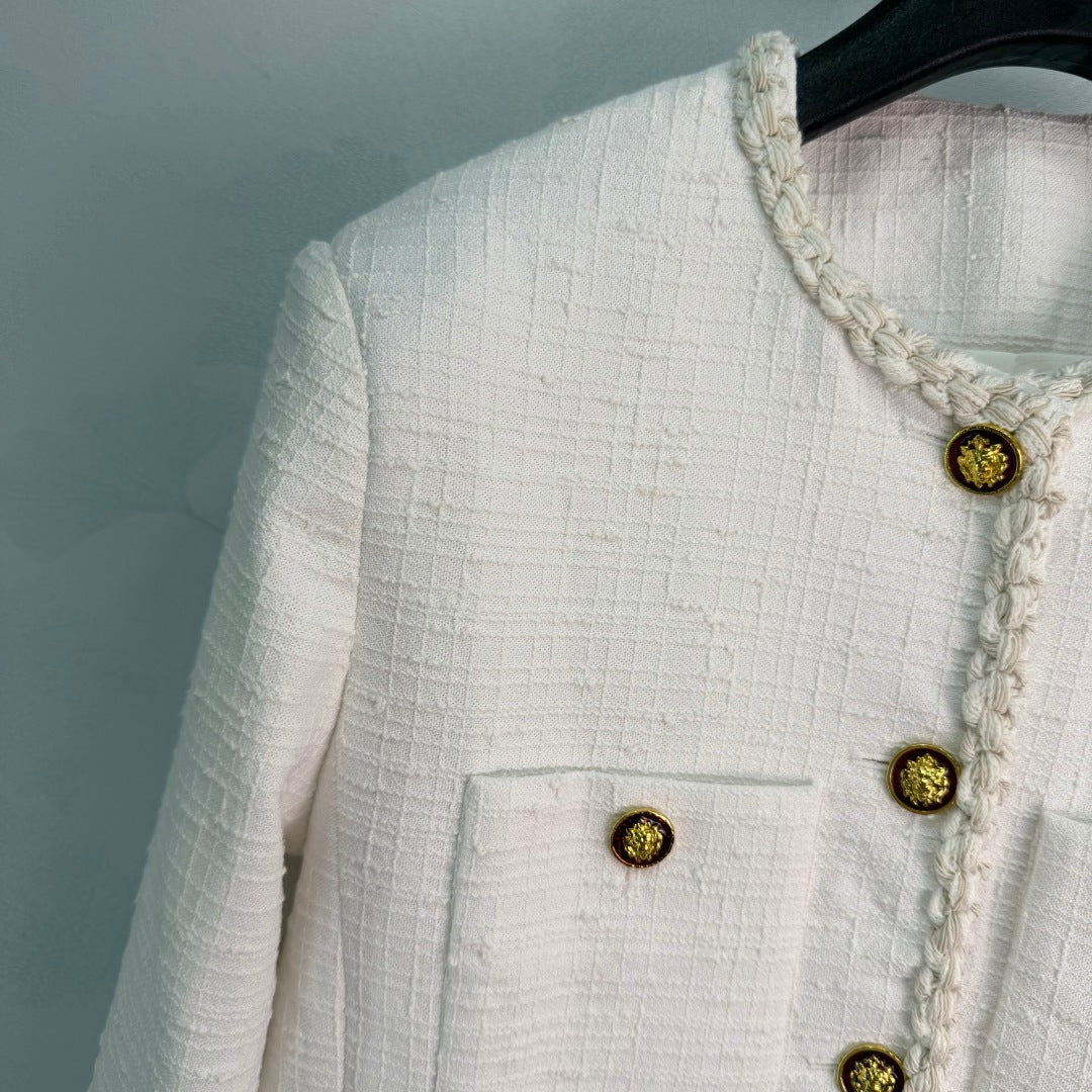 26FW New White Tweed Jacket 🤍