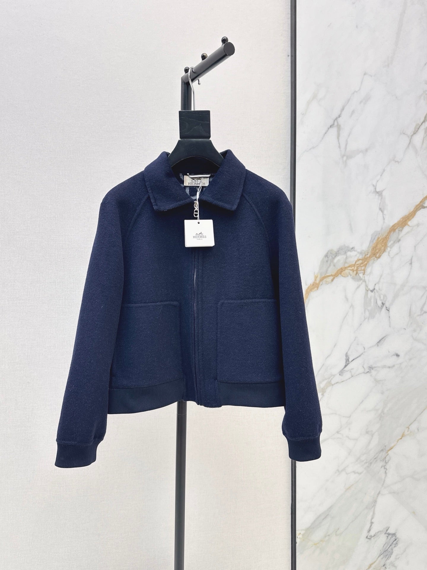 26FW New Reversible Cashmere Short Coat with Lapel 🤎