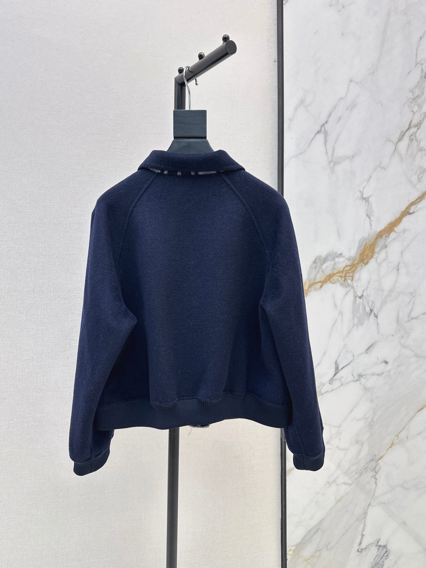 26FW New Reversible Cashmere Short Coat with Lapel 🤎