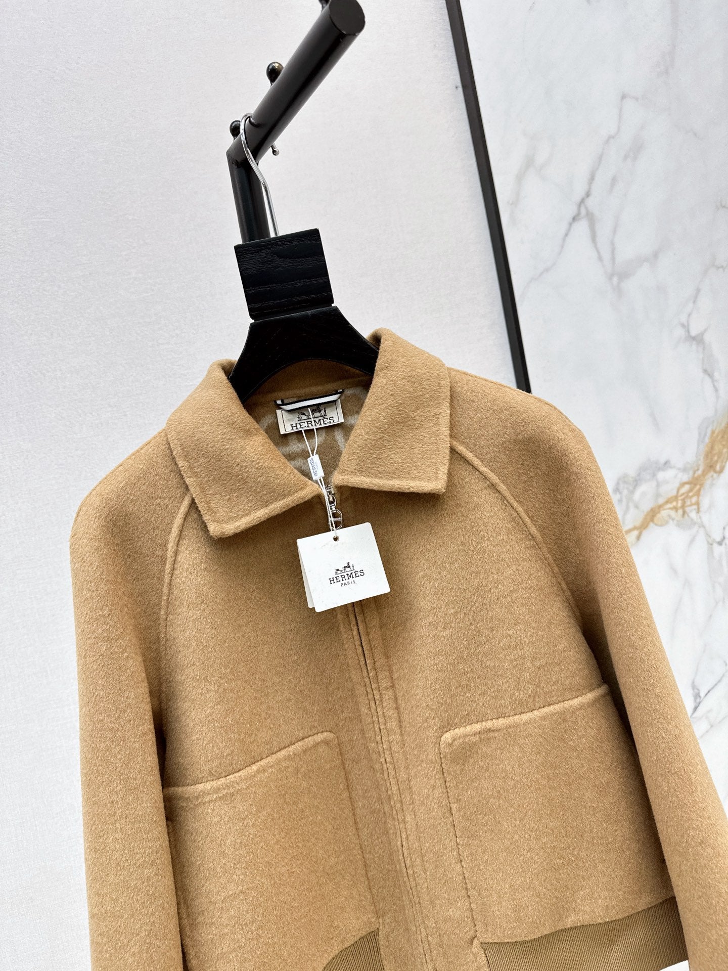 26FW New Reversible Cashmere Short Coat with Lapel 🤎