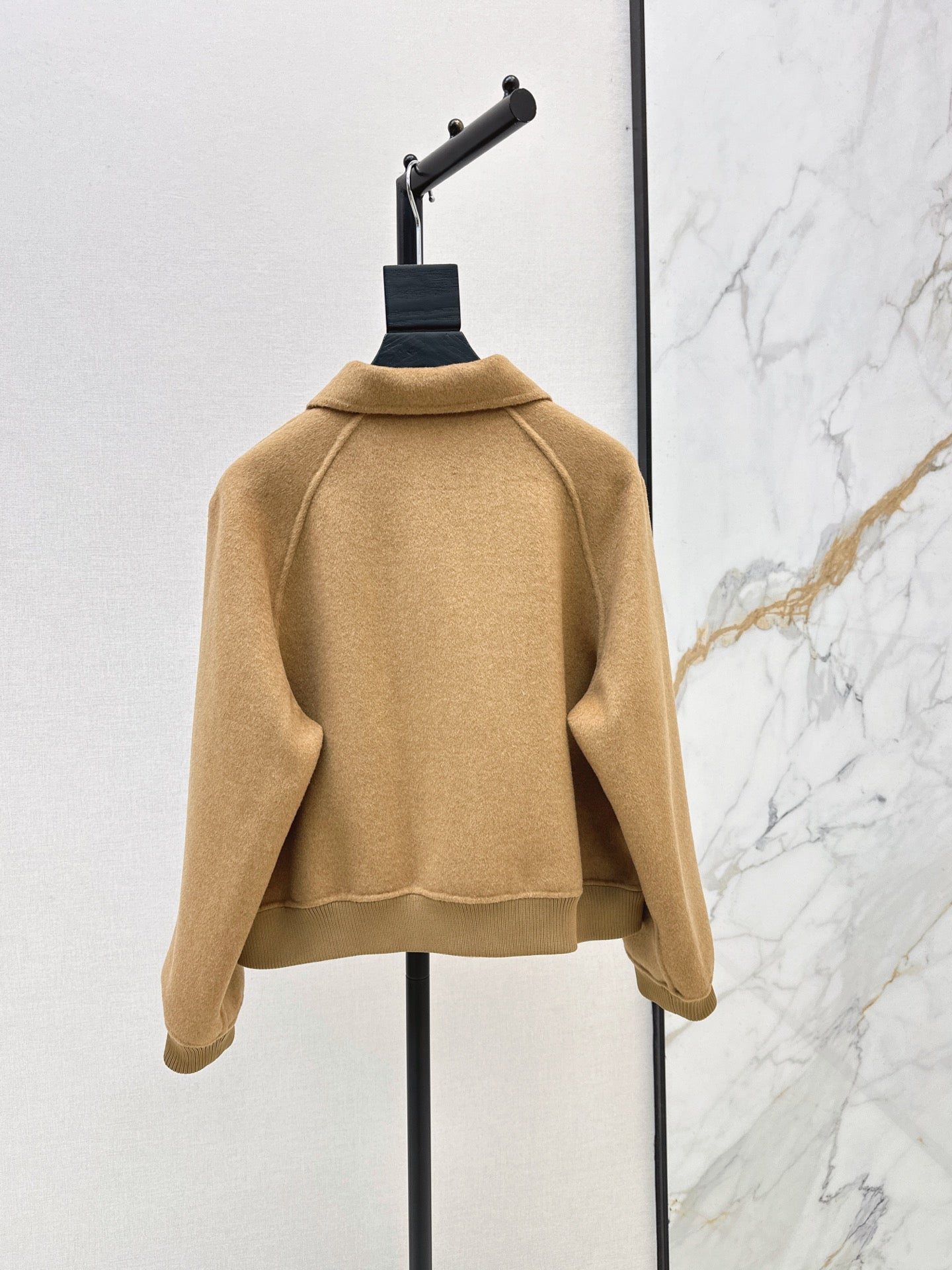 26FW New Reversible Cashmere Short Coat with Lapel 🤎