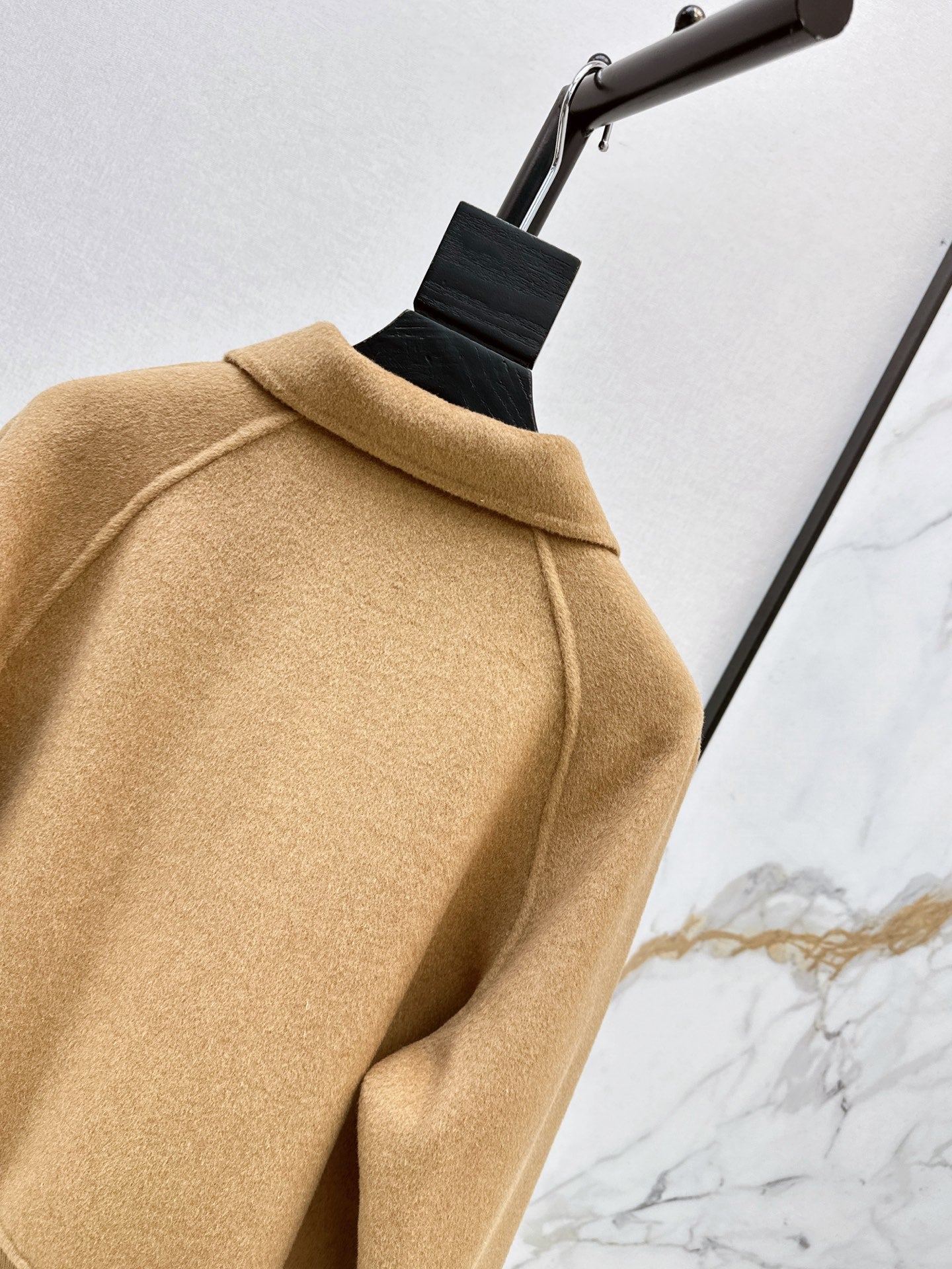 26FW New Reversible Cashmere Short Coat with Lapel 🤎
