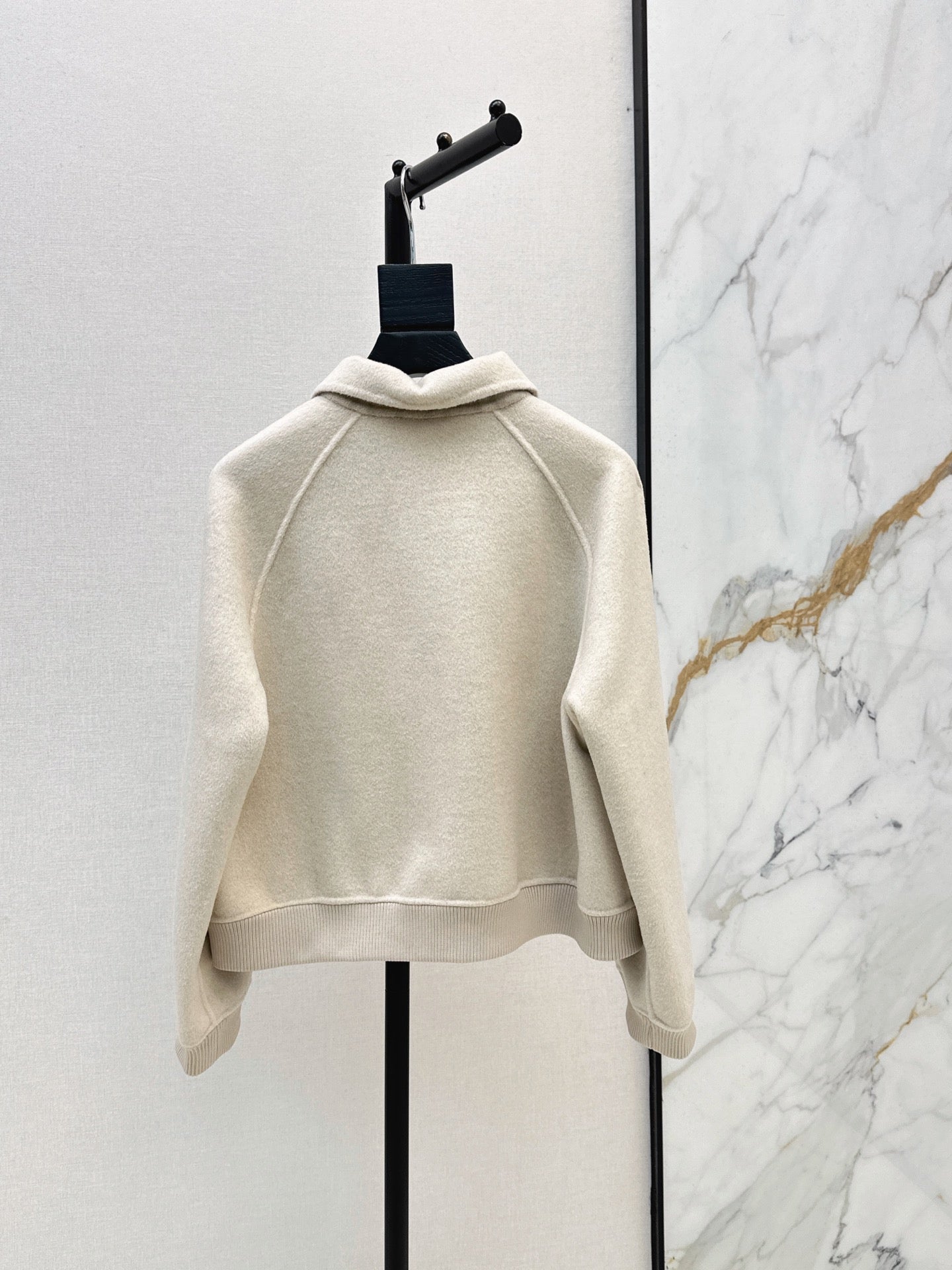 26FW New Reversible Cashmere Short Coat with Lapel 🤎