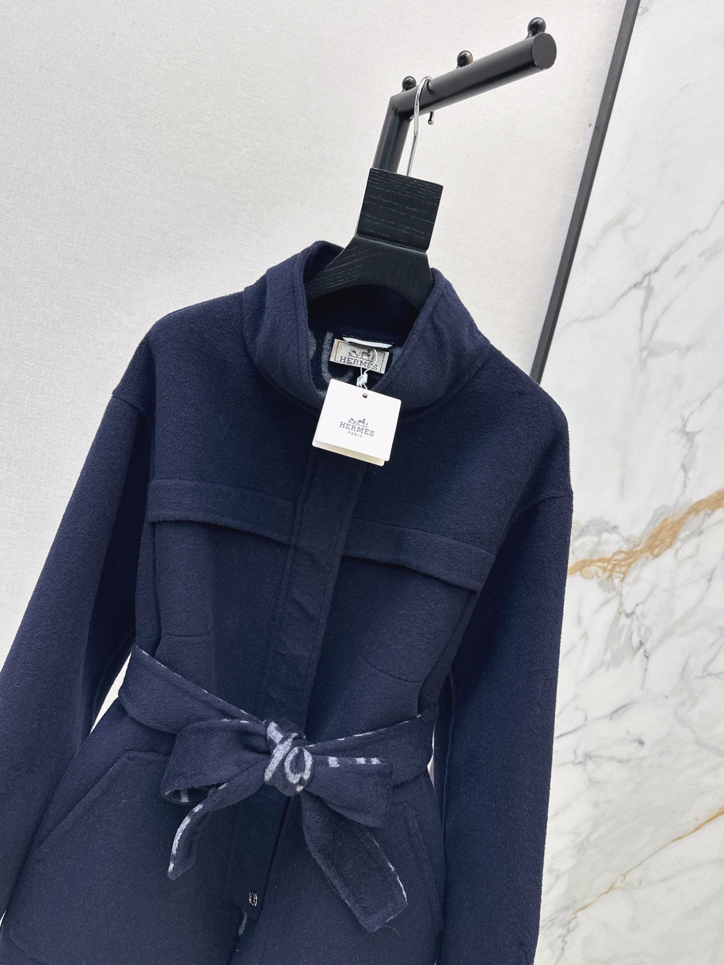26FW New Reversible Cashmere Mid-Length Lapel Coat 🖤