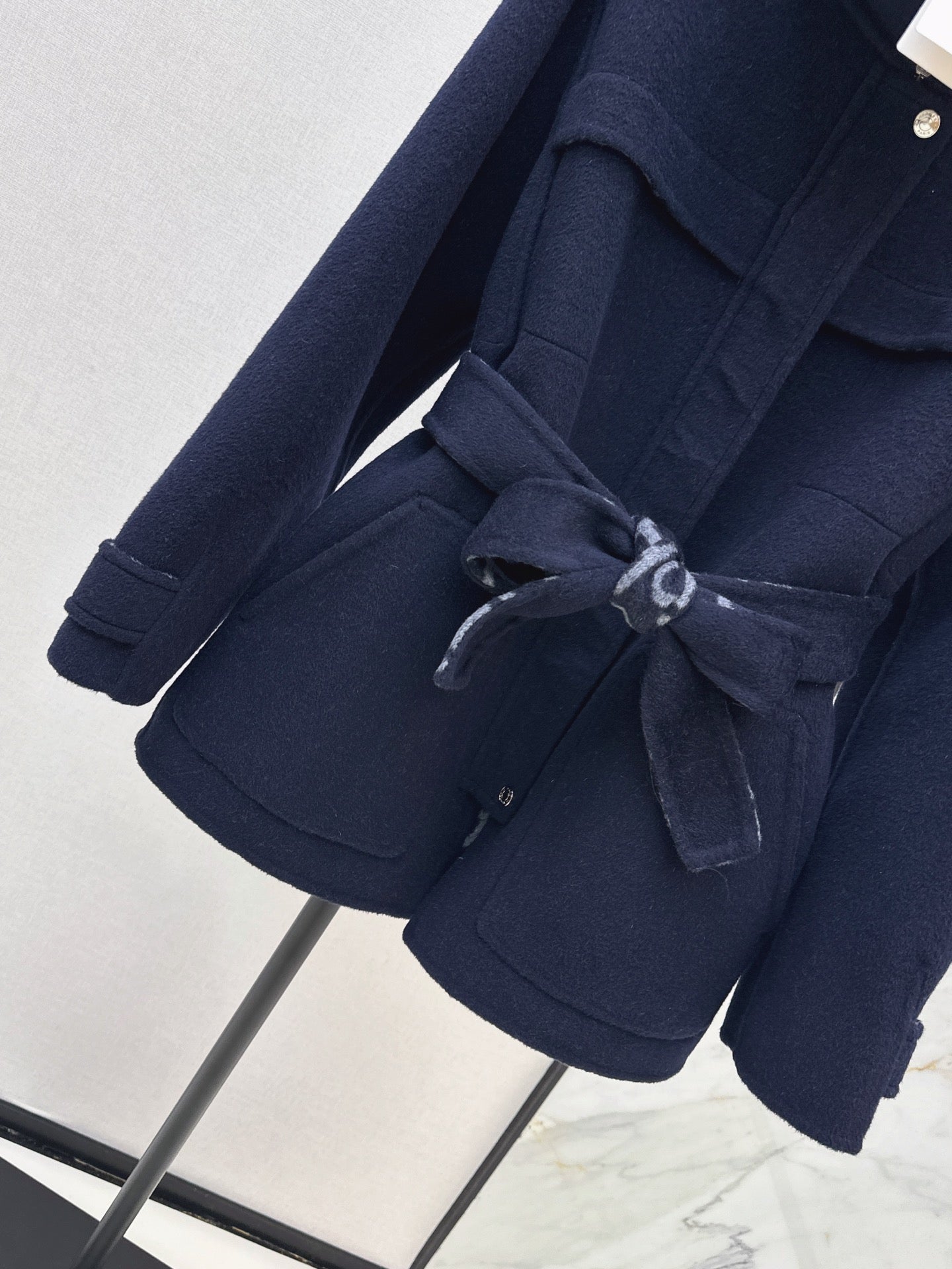 26FW New Reversible Cashmere Mid-Length Lapel Coat 🖤