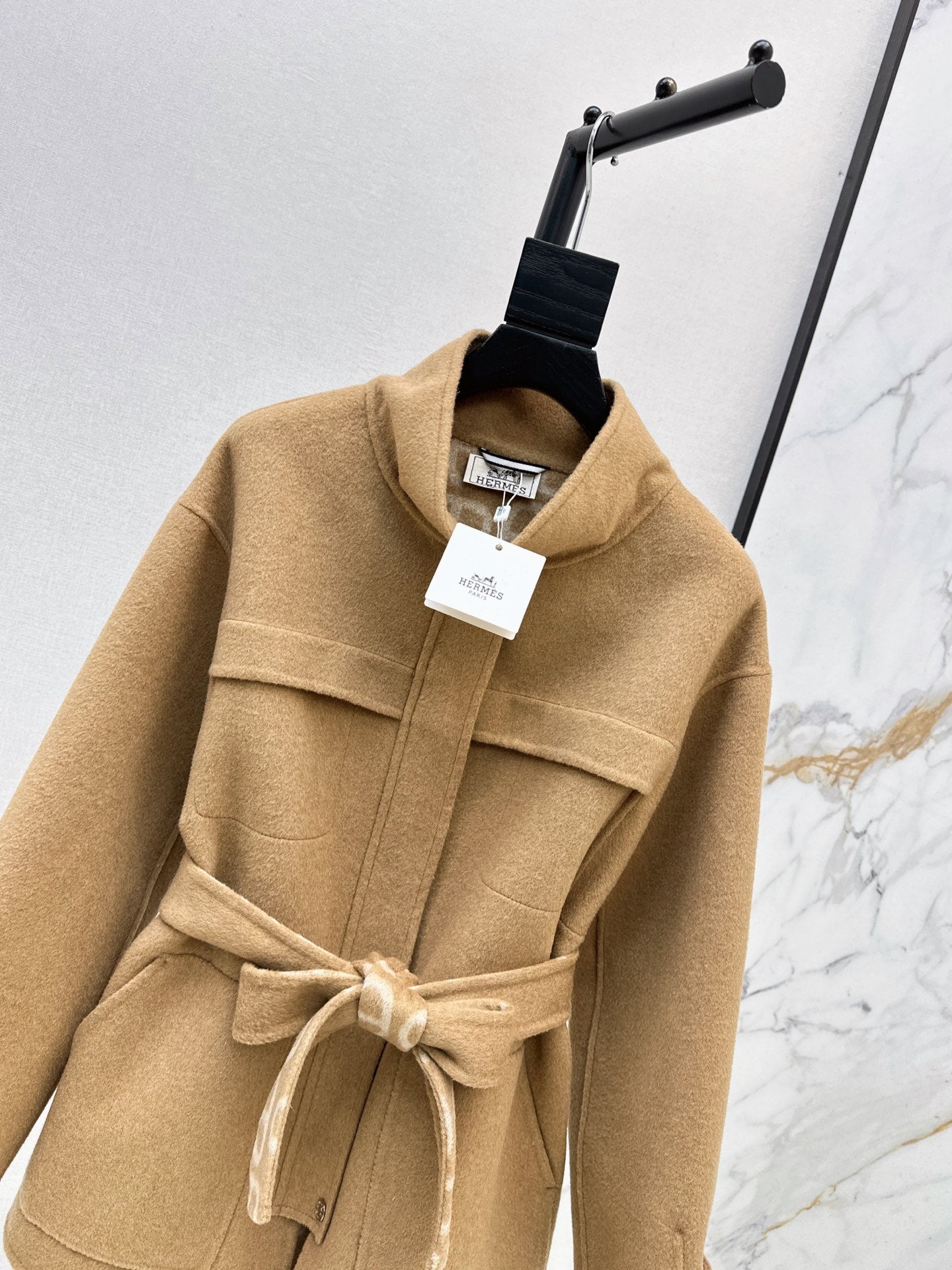 26FW New Reversible Cashmere Mid-Length Lapel Coat 🖤