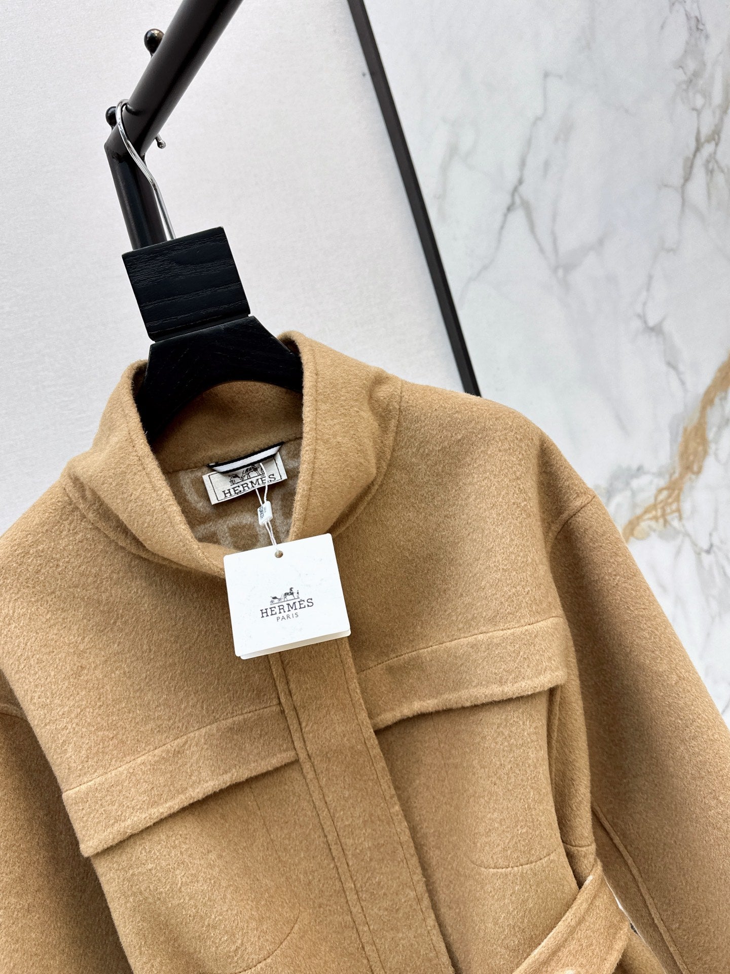 26FW New Reversible Cashmere Mid-Length Lapel Coat 🖤